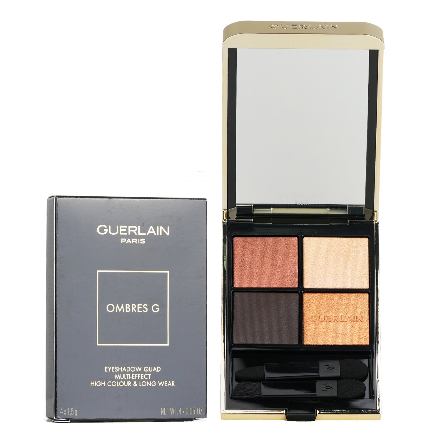 Guerlain Ombres G Eyeshadow Quad 4 Colours (Multi Effect, High Color, Long Wear) 4x1.5g/0.05oz