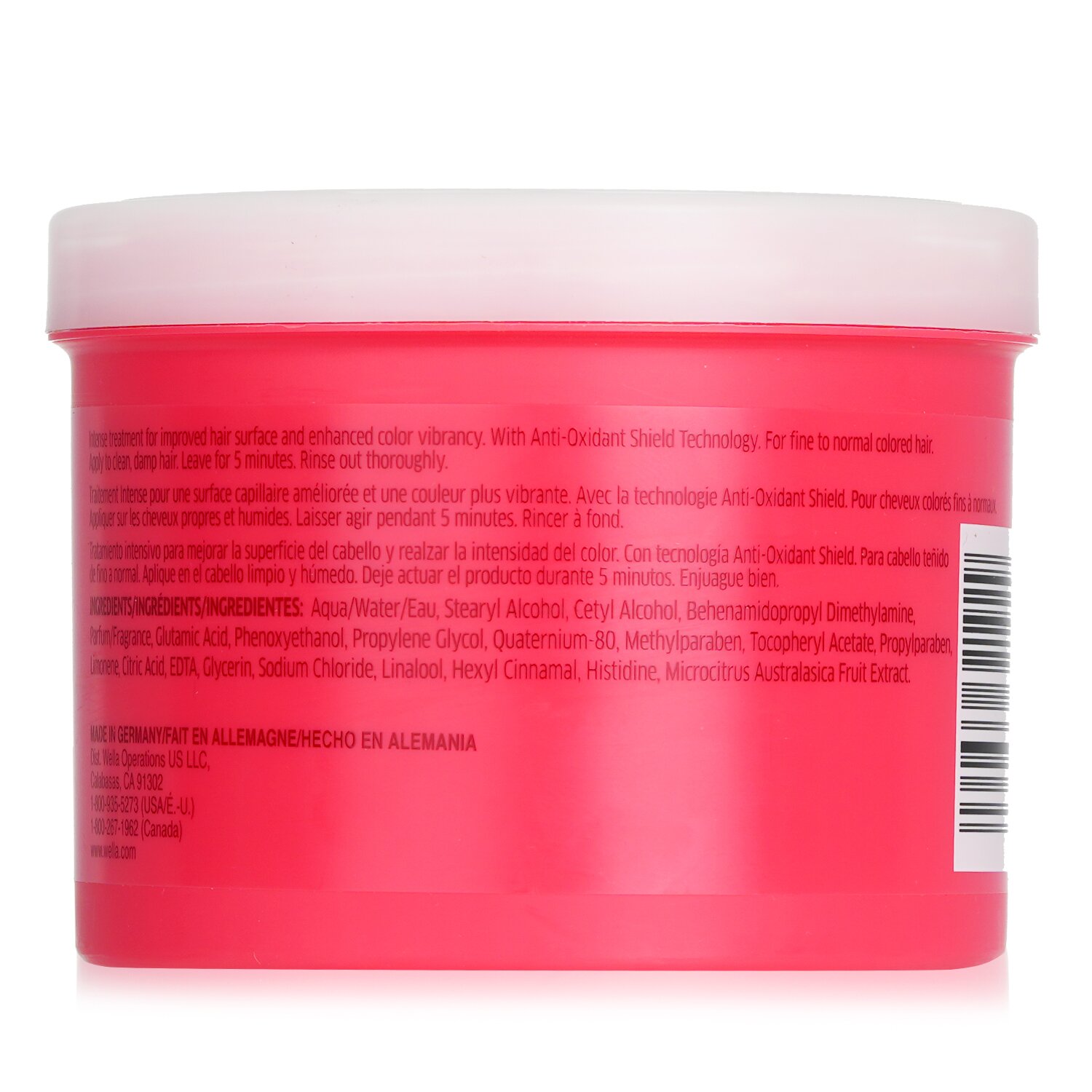 Wella Invigo Brilliance Vibrant Color Mask 500ml/16.9oz
