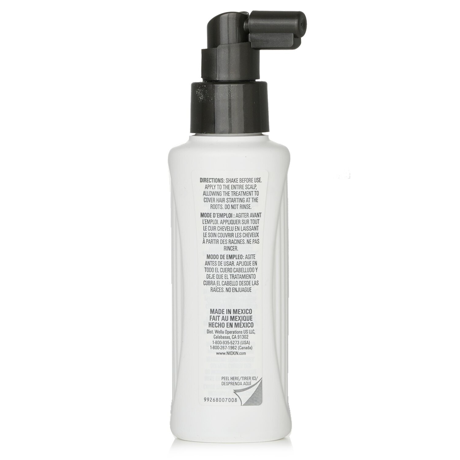 Nioxin Diameter System 1 Tratamiento de Cuero Cabelludo & Cabello (Cabello Natural, Adelgazante Ligero) 100ml/3.38oz