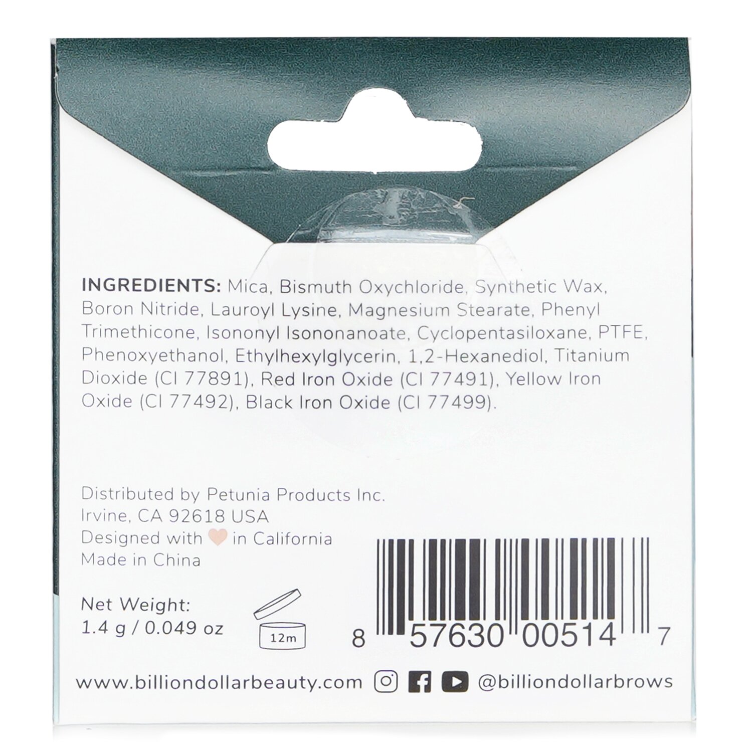 Billion Dollar Brows Brow Powder 1.4g / 0.049oz