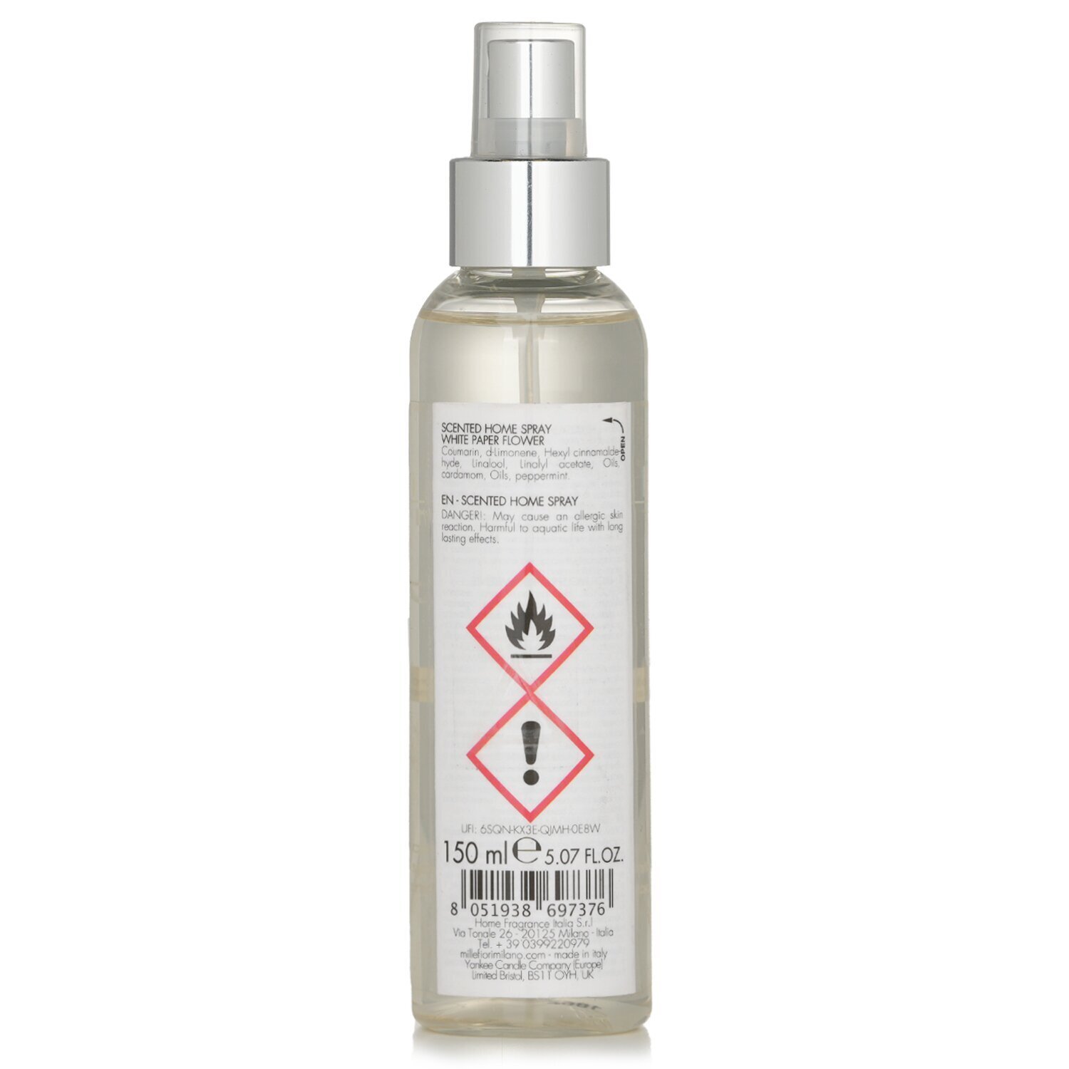 Millefiori Milano Scented Home Spray - White Paper Flowers 150ml/5.07oz