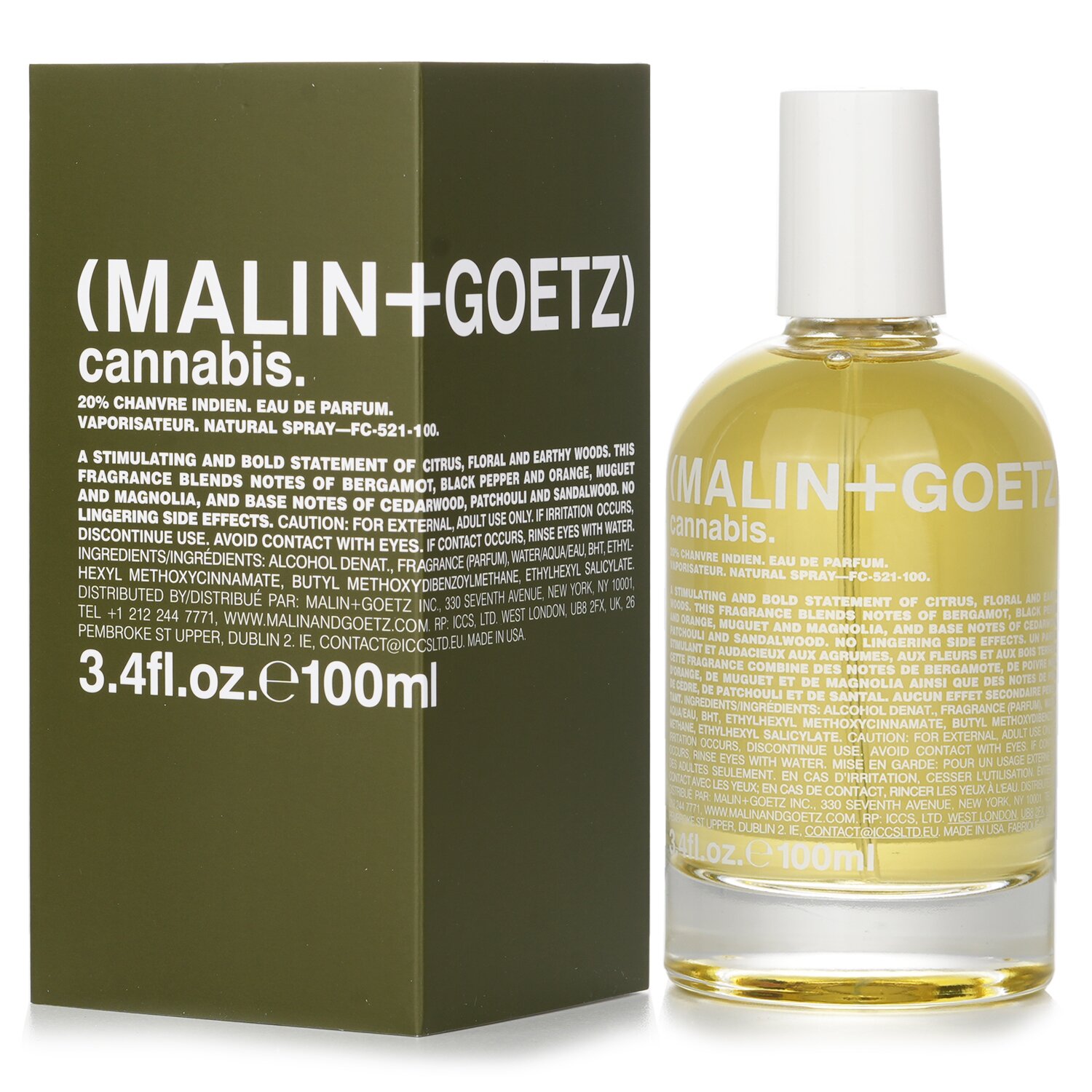 MALIN+GOETZ Cannabis Eau De Parfum Spray 100ml/3.4oz