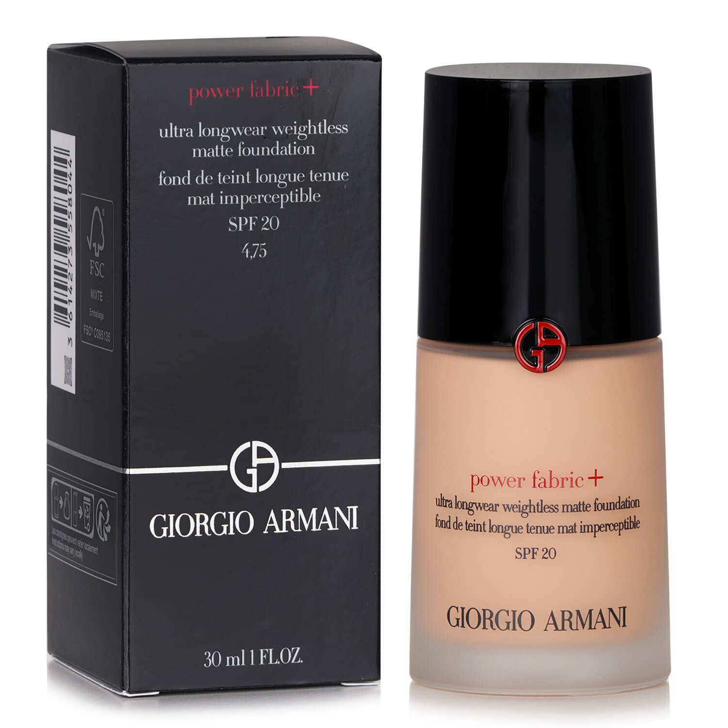 Giorgio Armani Power Fabric+ Ultra Longwear Weightless Matte Foundation SPF 20 30ml/1oz