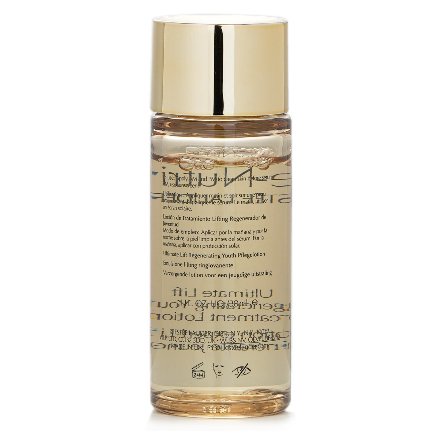 Estee Lauder Re-Nutriv Ultimate Lift regenerační pleťová voda pro mladistvé (miniaturní) 30ml/1oz