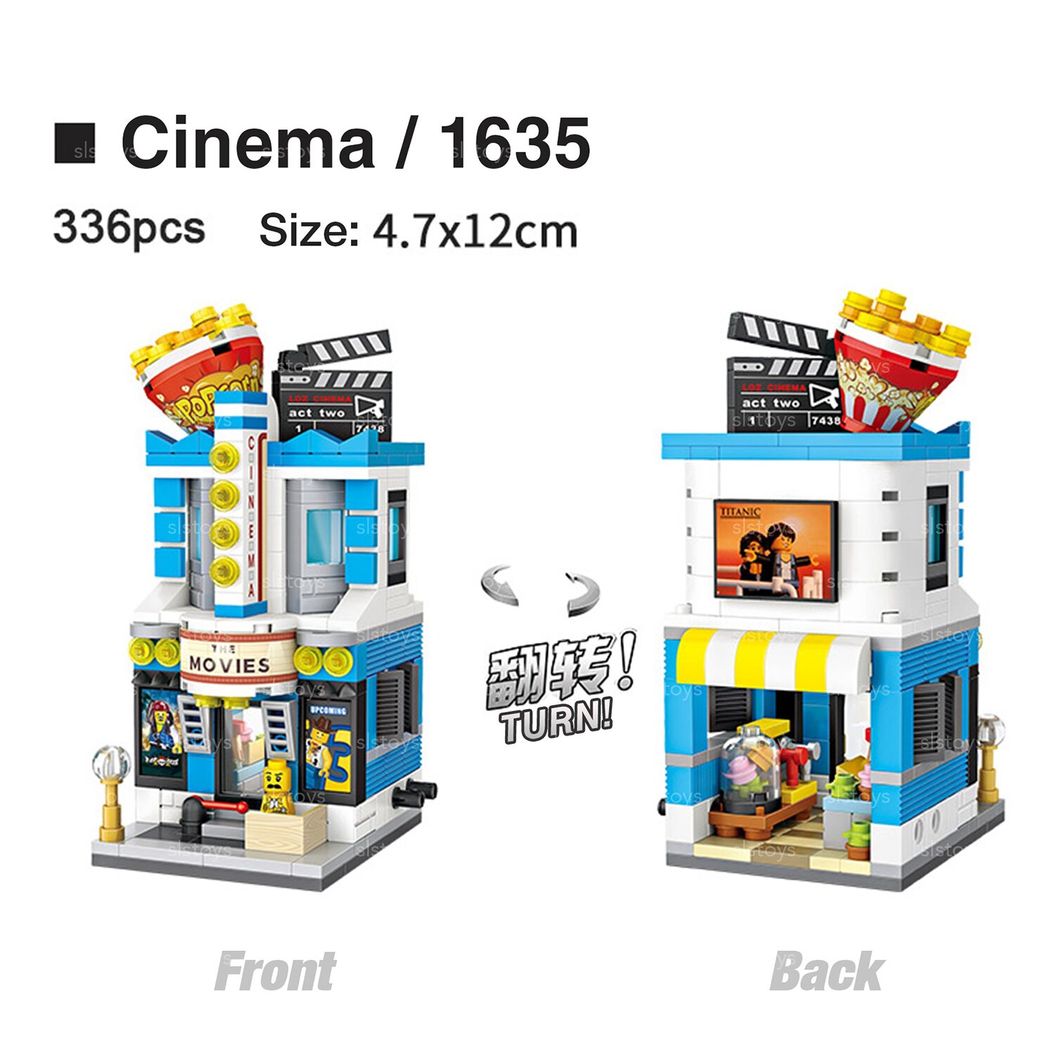 Loz LOZ Mini Blocks - Theater(Random Packaging) 19.5 x 16.5 x 4