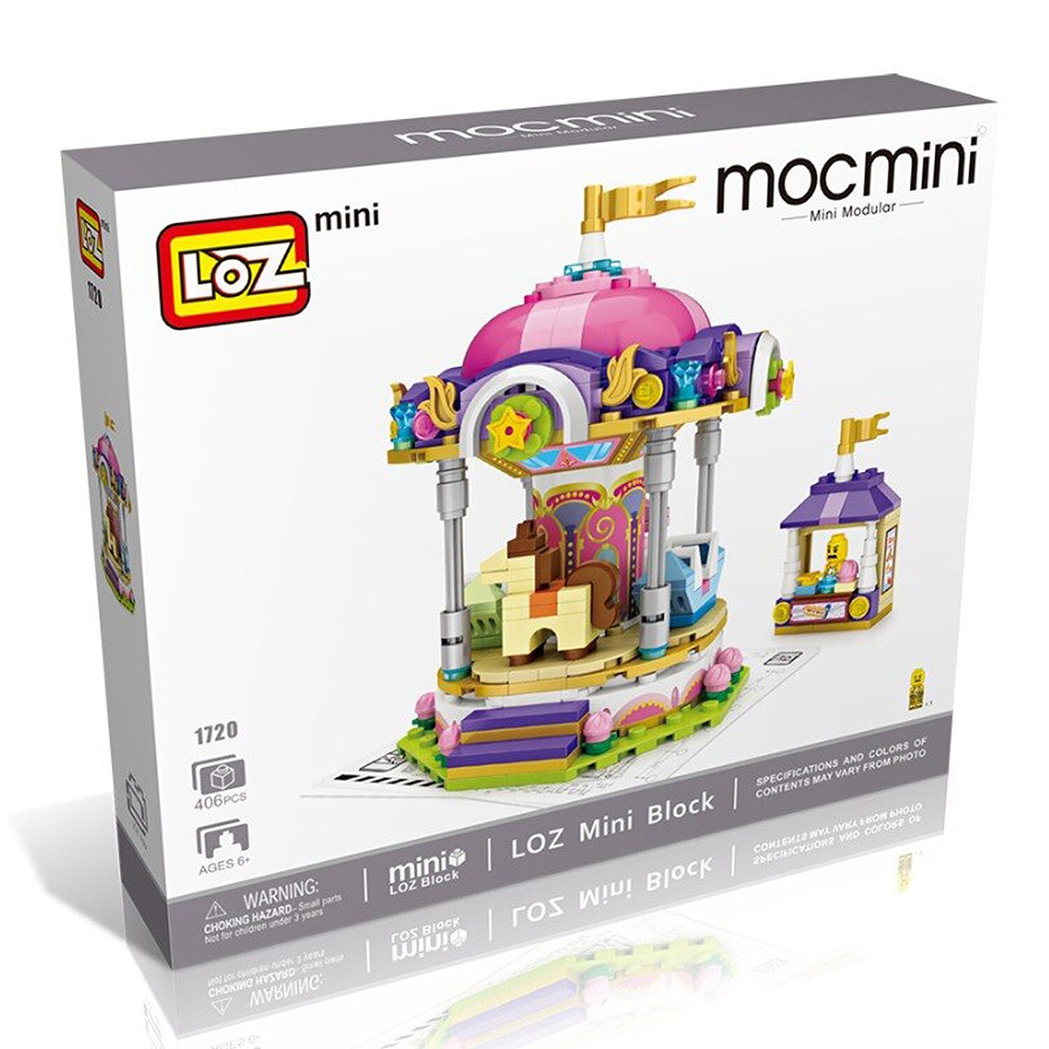 Loz LOZ Dream Amusement Park Series - Carousel(Random Packaging) 13.5 x 18 x 8cm