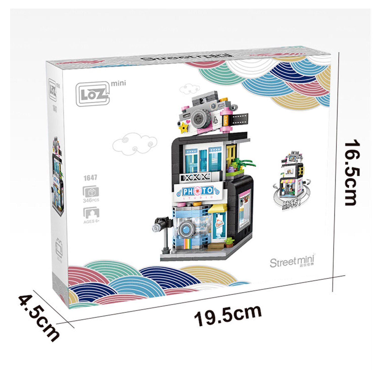 Loz LOZ Street Series - Photo Shop(Random Packaging) 19.5x16.5x4.5cm