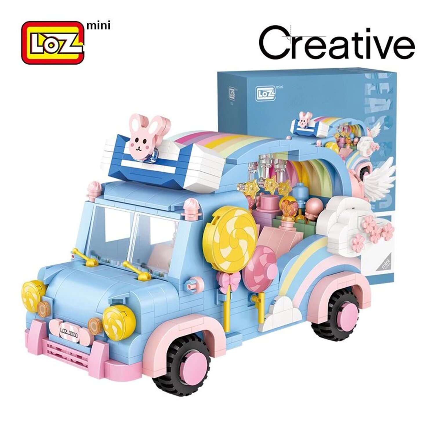 Loz LOZ Creator - Rainbow Car(Random Packaging) 20 x 15 x 8cm