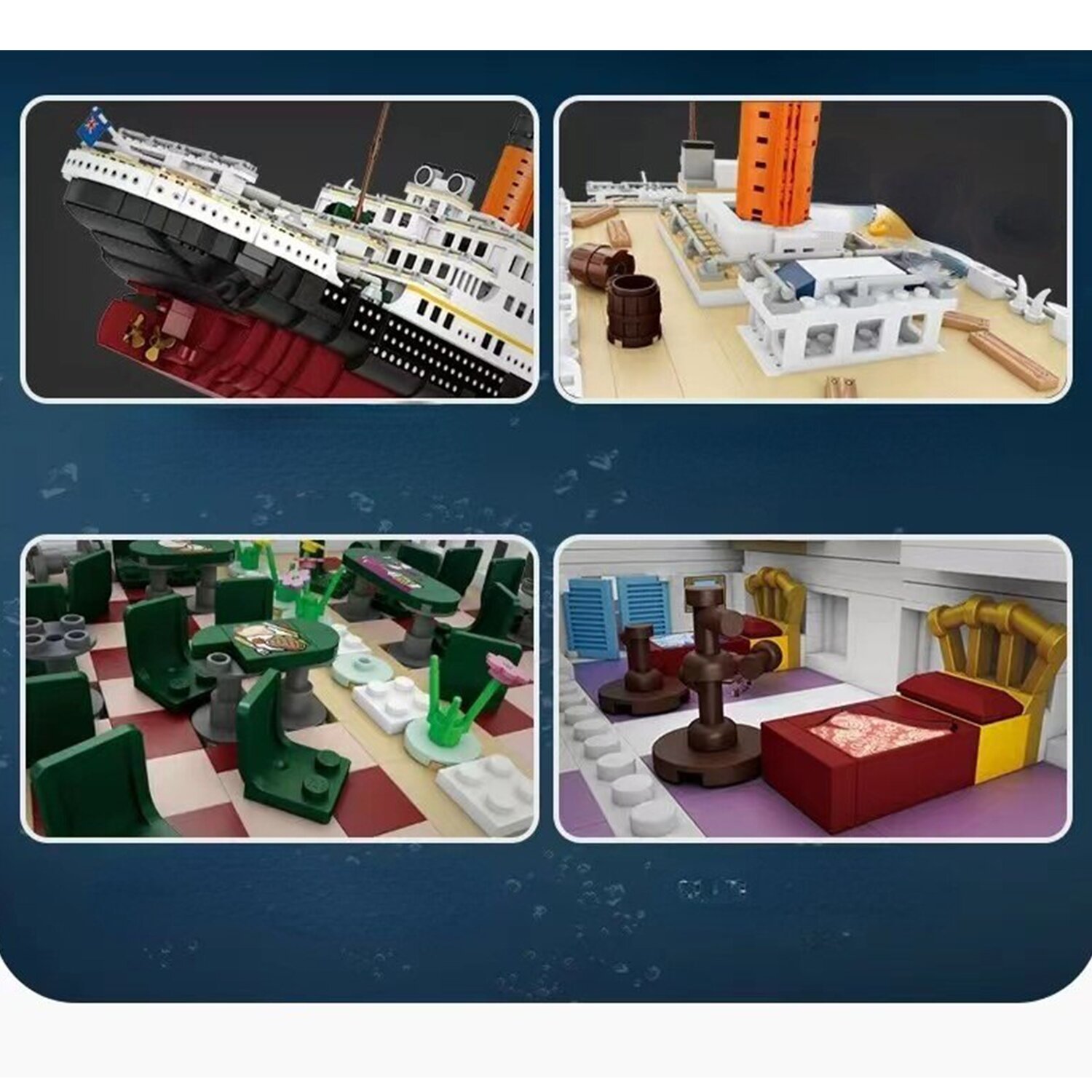 Loz LOZ Mini Blocks - Sinking Titanic(Random Packaging) 40 x 28 x 9.5cm