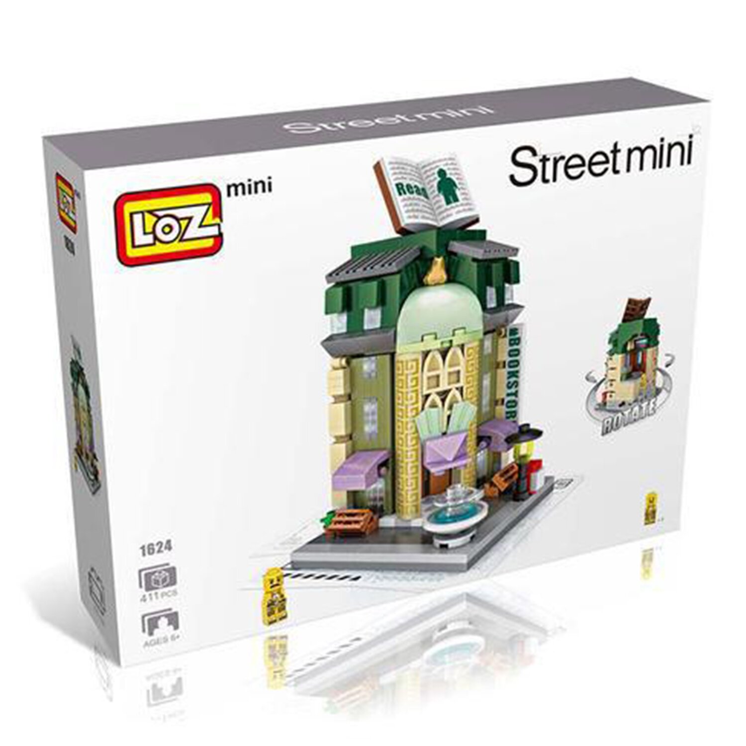 Loz 書店 積木套裝(新舊包裝隨機) 20 x 17 x 5 cm