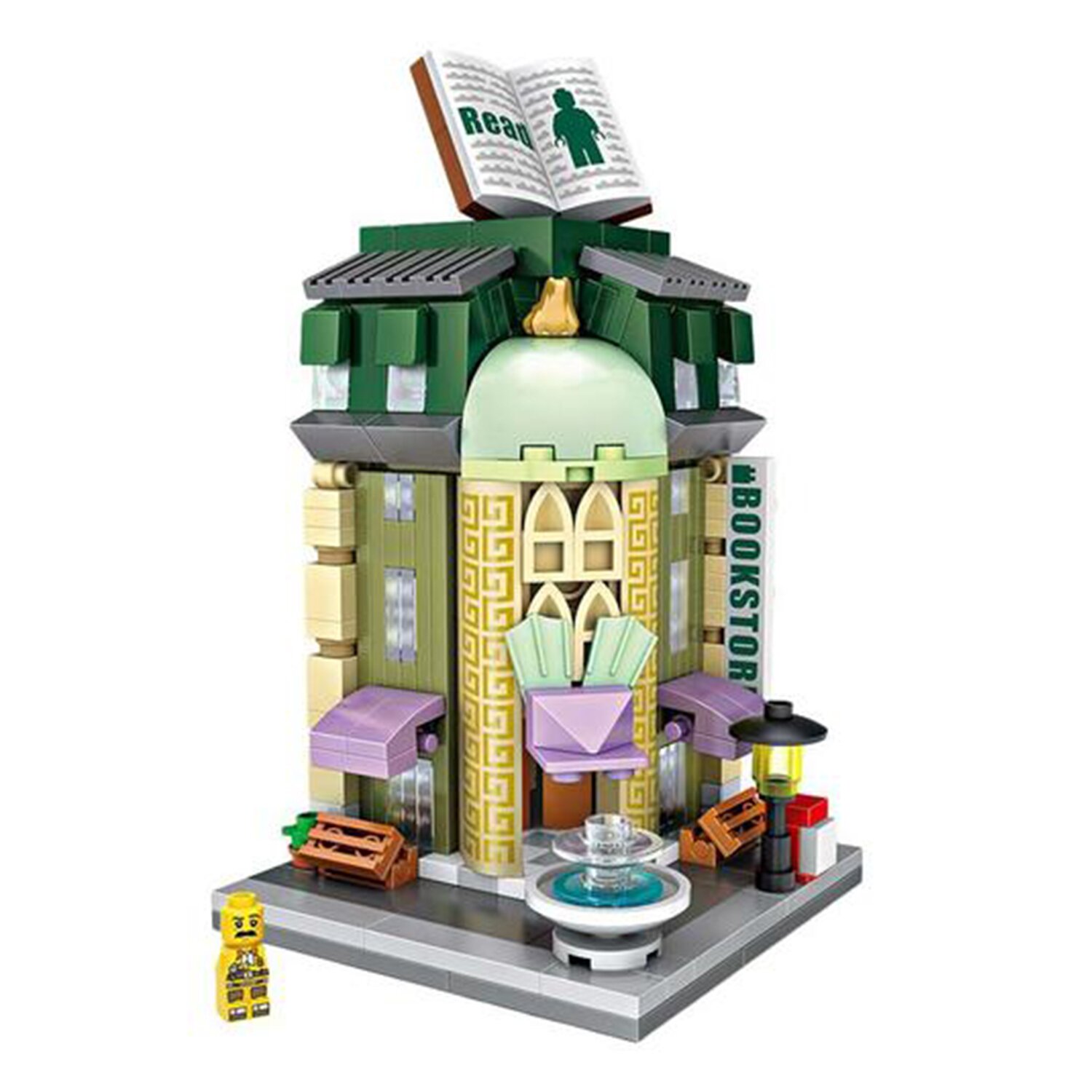 Loz 書店 積木套裝(新舊包裝隨機) 20 x 17 x 5 cm