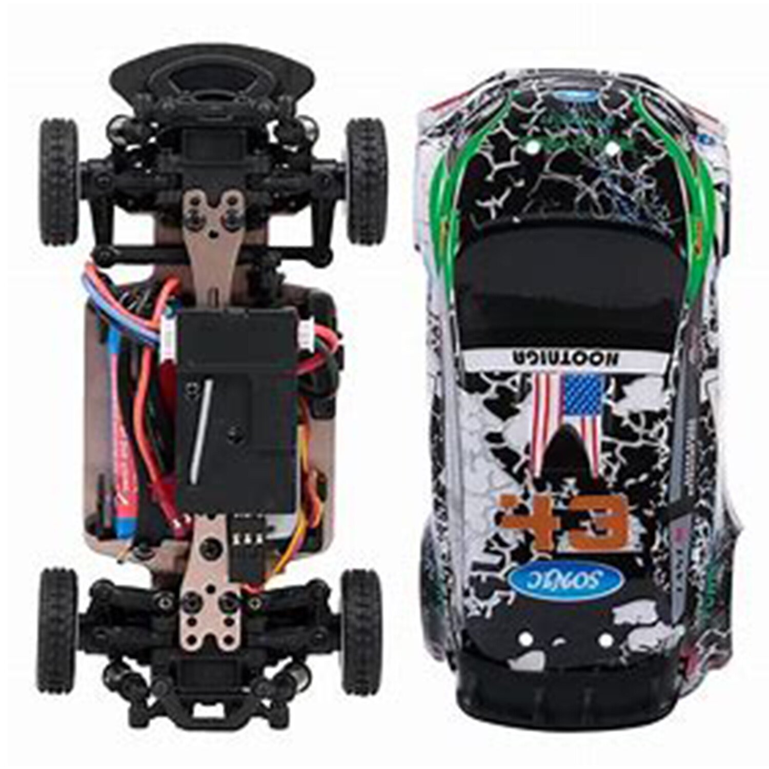 WL Toys 偉力 偉力 K989 1/28 電動遙控拉力車 285x155x185mm