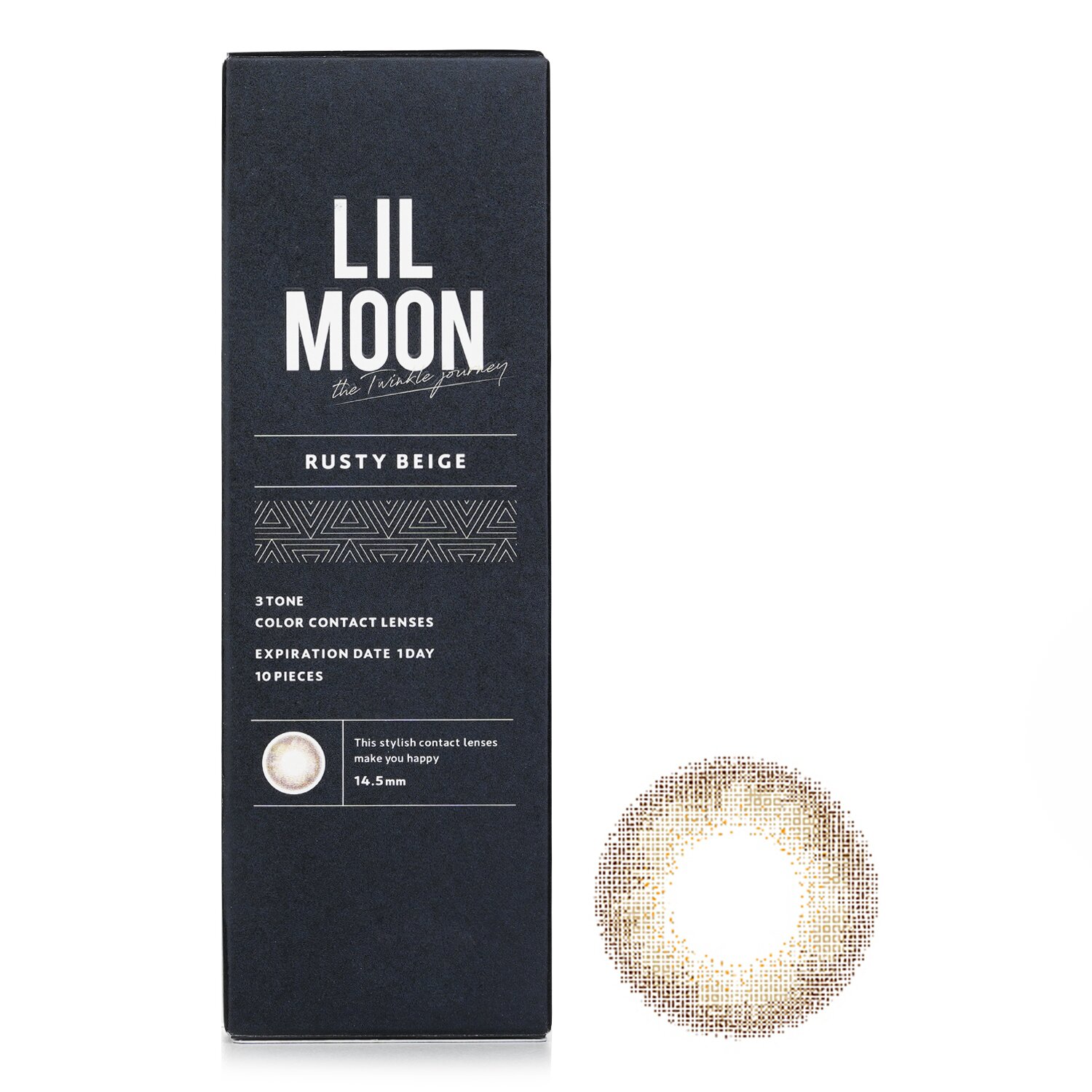 Pia Lilmoon Rusty Beige 1 Day Color Contact Lenses 10pcs