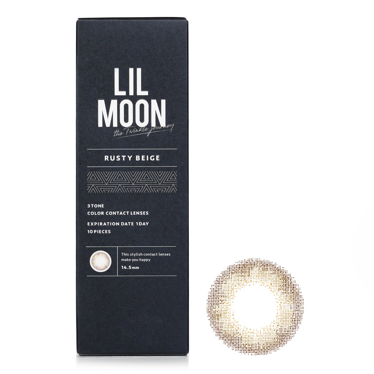 Pia Lilmoon Rusty Beige 1 Day Color Contact Lenses 10pcs