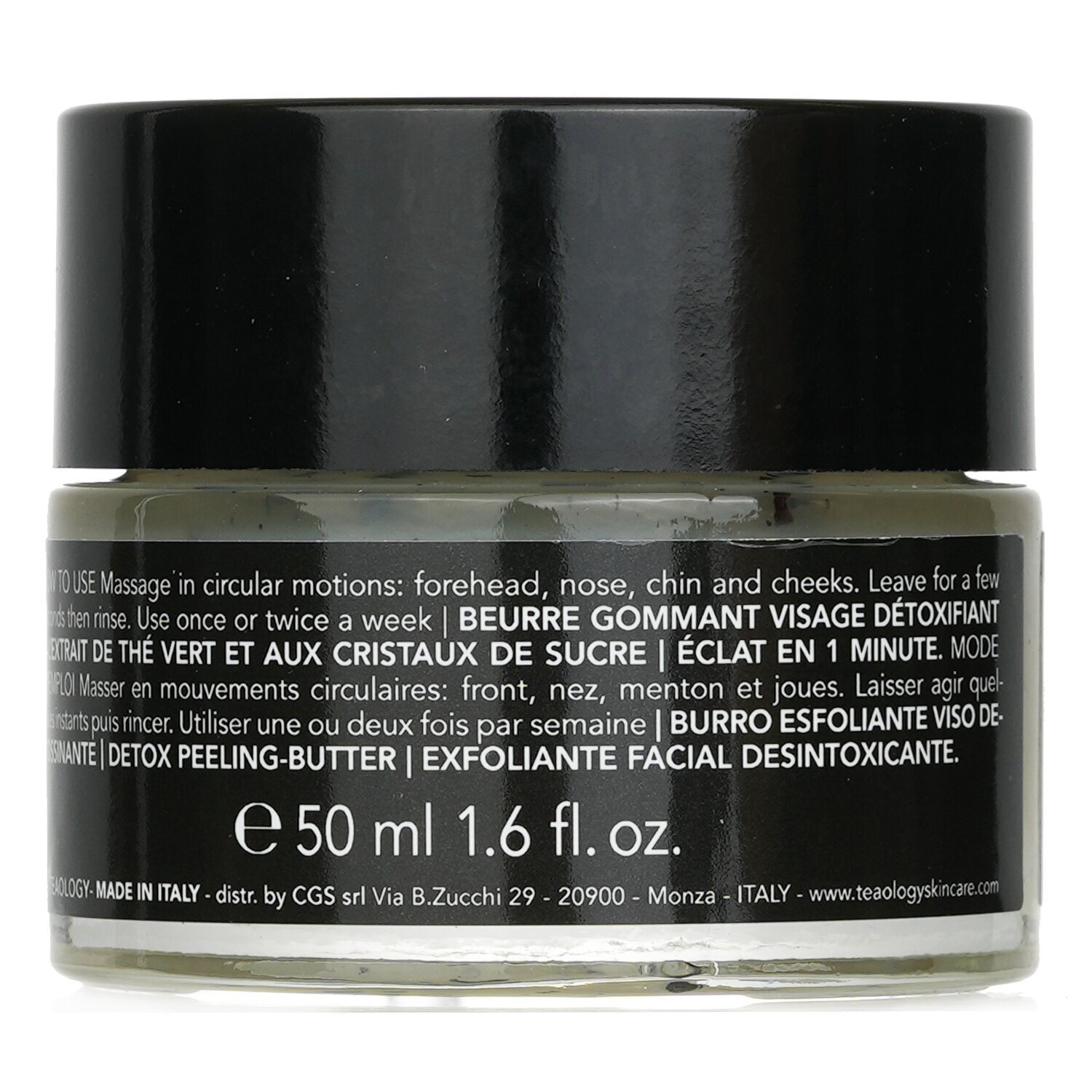 Teaology Scrub προσώπου με πράσινο τσάι 50ml/1.6oz