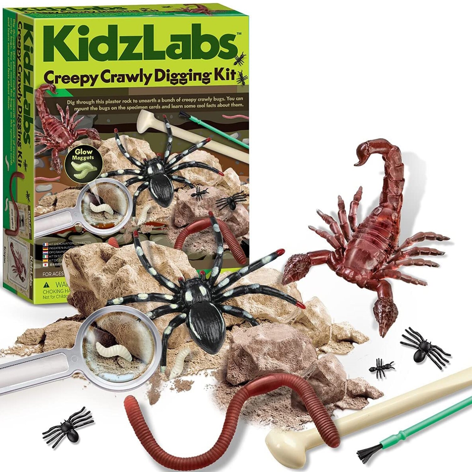 4M KidzLabs/Creepy Crawly Digging Kit 22x17x6cm