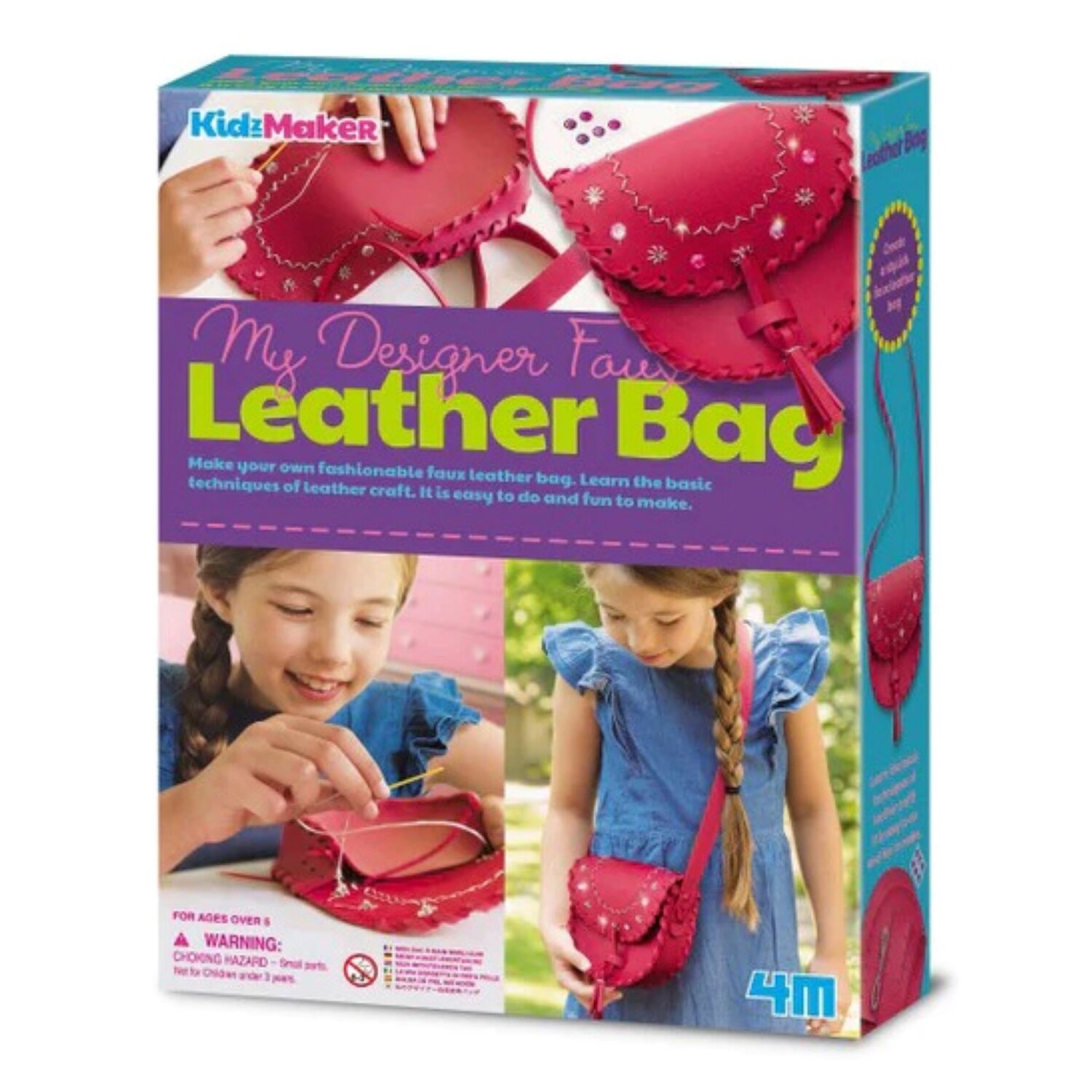 4M KidzMaker/My Designer Faux Leather Bag 21x28x6cm