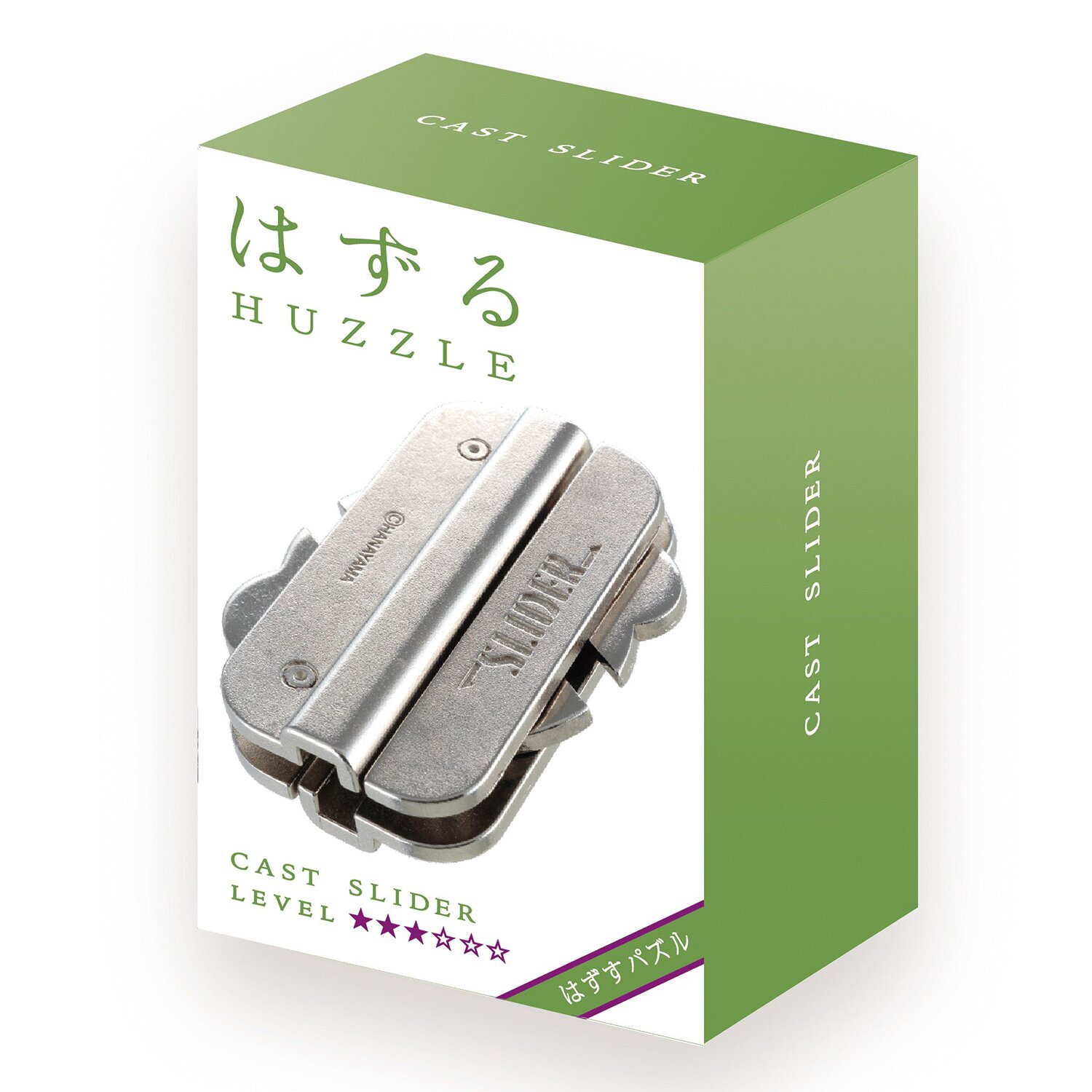 Broadway Toys Hanayama | Slider Hanayama Metal Brainteaser Puzzle Mensa Rated Level 3 75*119*45 mm