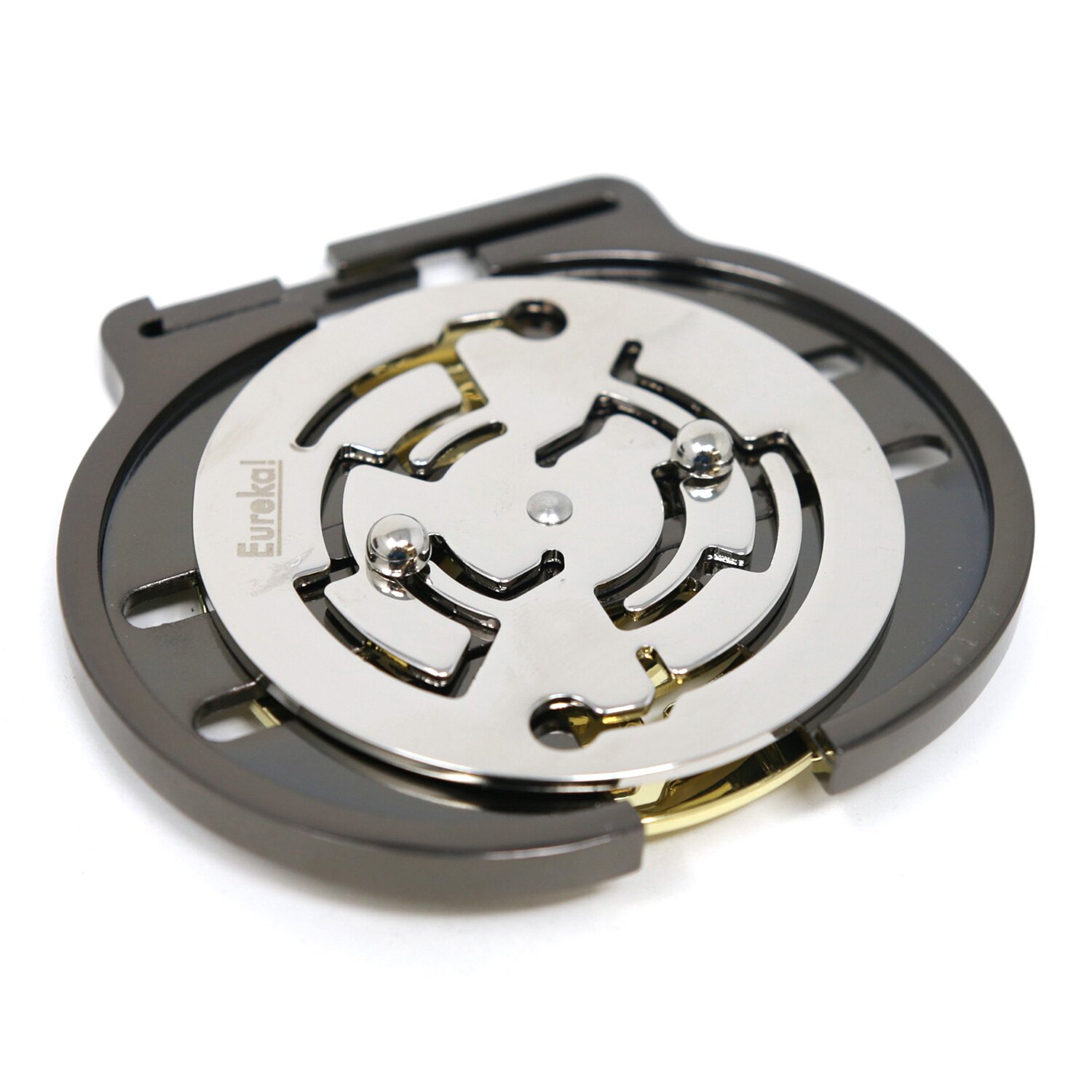 Broadway Toys Hanayama | Medallion Hanayama Metal Brainteaser Puzzle Mensa Rated Level 6 75*119*45 mm
