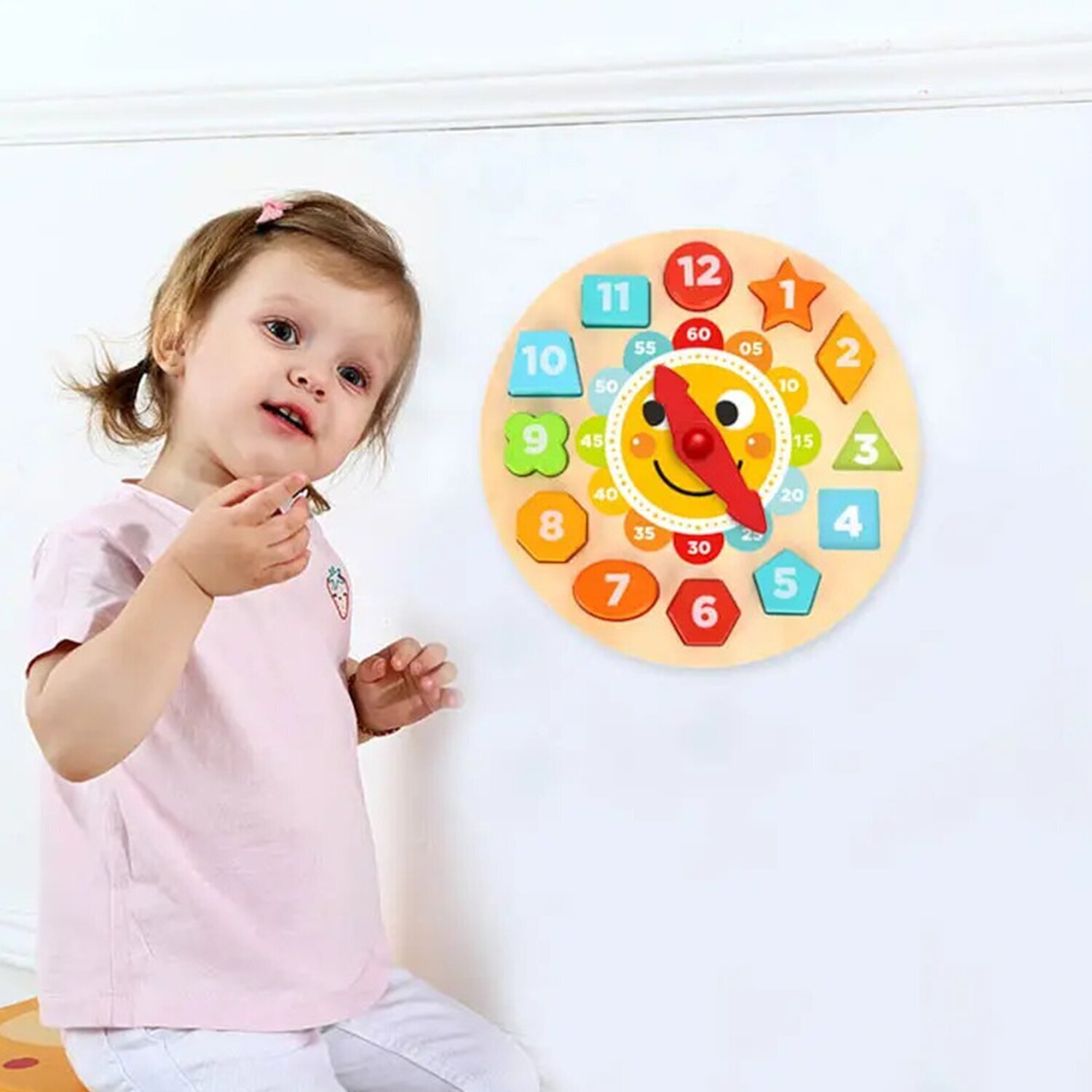 Tooky Toy Co Clock Puzzle 22x22x3cm