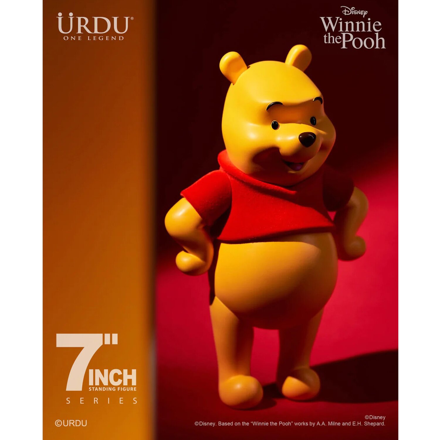 Urdu URDU X DISNEY 7 INCH STANDING FIGURE – Winnie the pooh 13 x 13 x 23cm