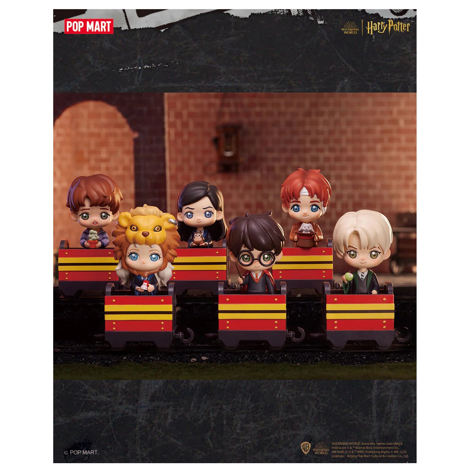 Popmart Harry Potter Heading to Hogwarts Series (Case of 12 Blind Boxes) 29x22x12cm