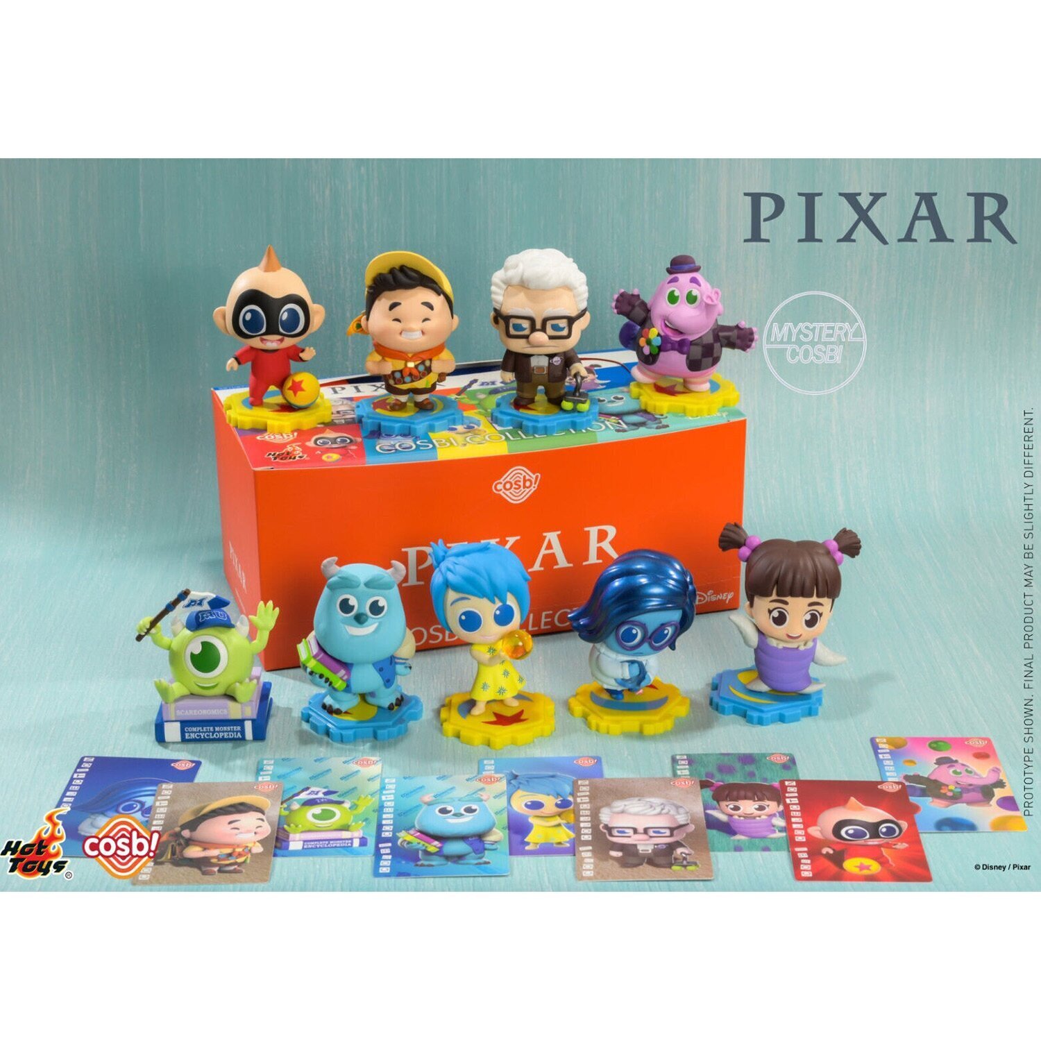 Hot Toys Pixar Cosbi Collection (Case of 8 Blind Boxes) 29x22x12cm