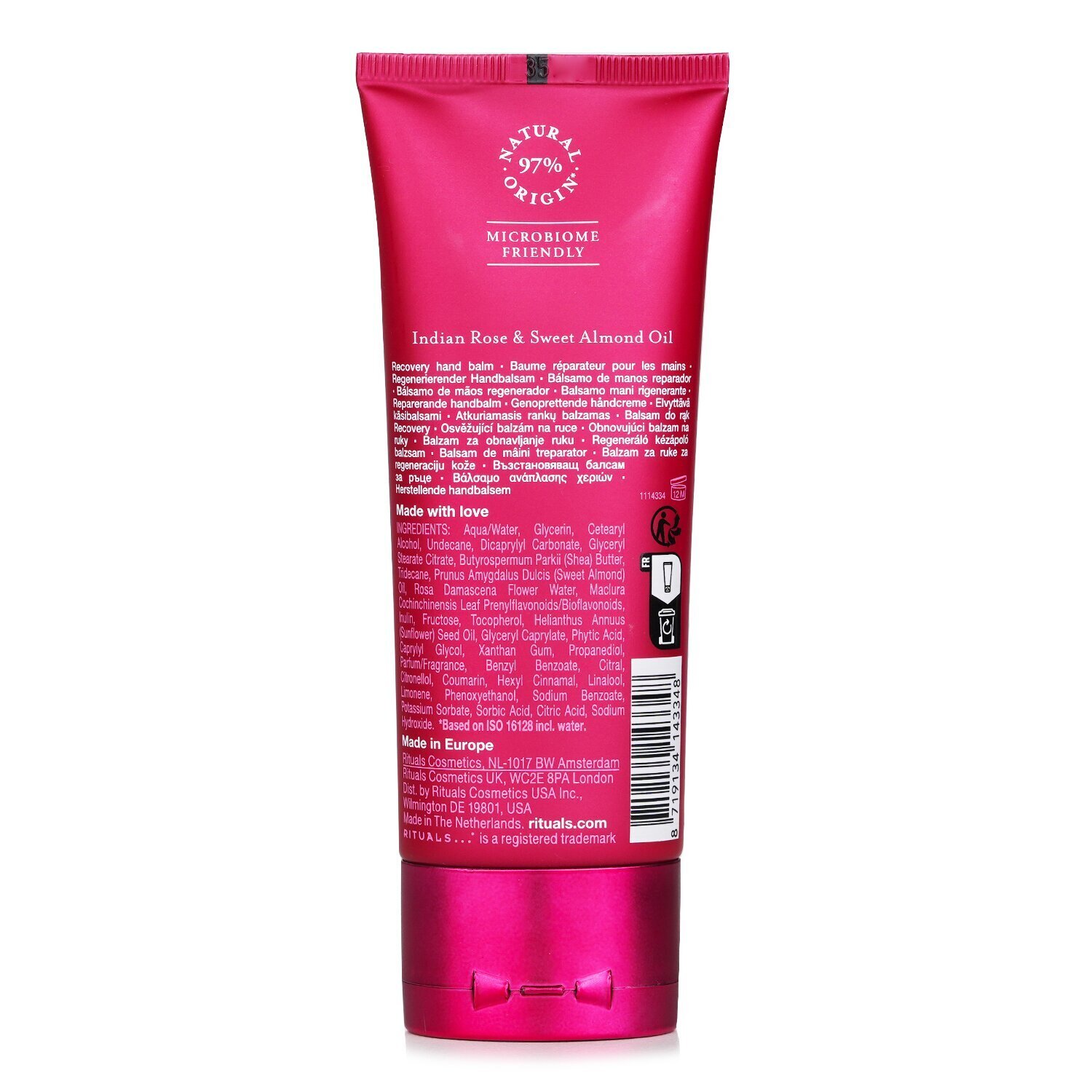 Rituals Regenerujący balsam do rąk The Ritual Of Ayurveda 70ml/2.3oz