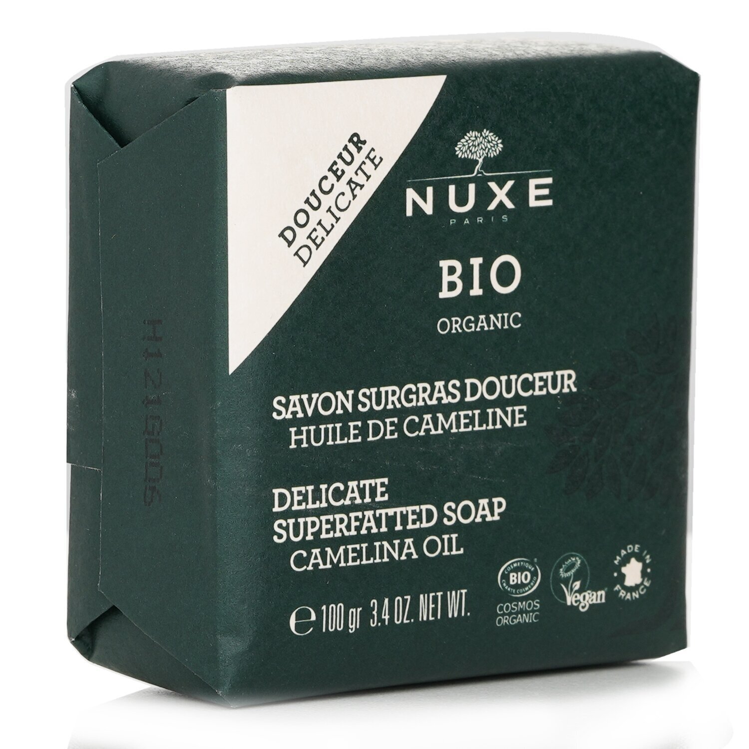 Nuxe Bio Organic Delicate Superfatted Soap Camelina Oil 100g/3.4oz