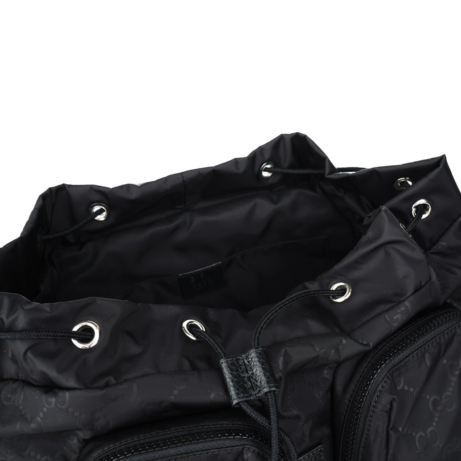 Gucci Gucci GG Nylon Rucksack Backpack 510343 Black