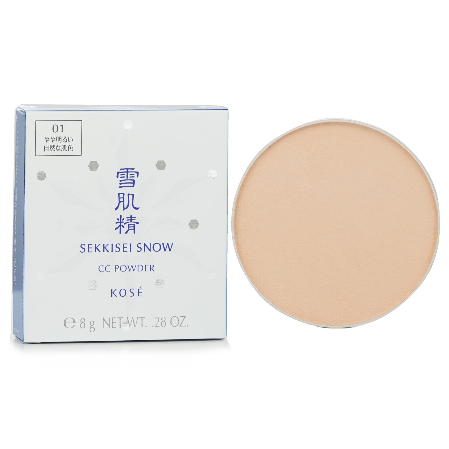 Kose Sekkisei Snow CC Powder Case With Sponge SPF 14 8g/0.28oz