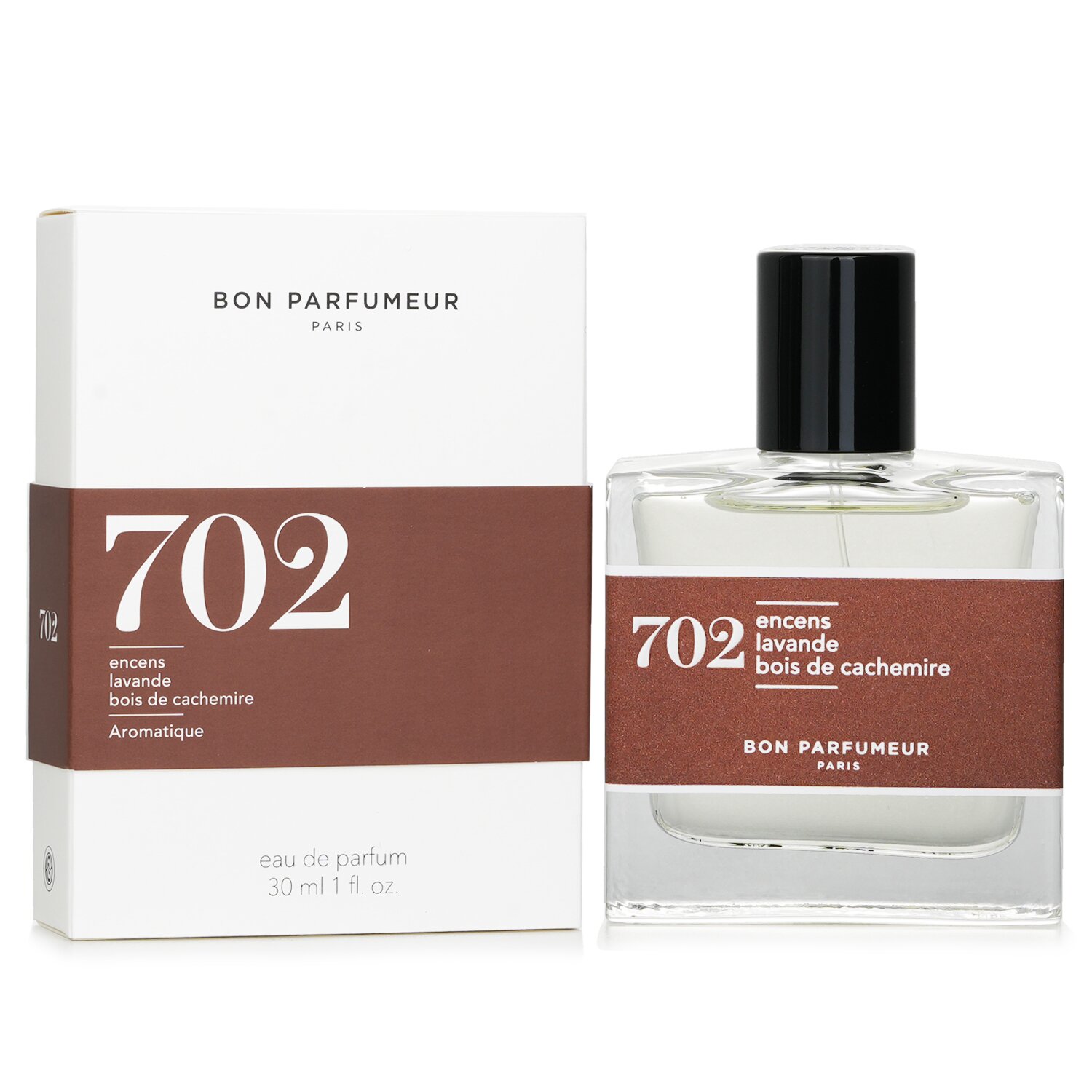 Bon Parfumeur 702 Eau De Parfum Spray - Aromatique (Incense, Lavendar, Cashmere Wood) 30ml/1oz