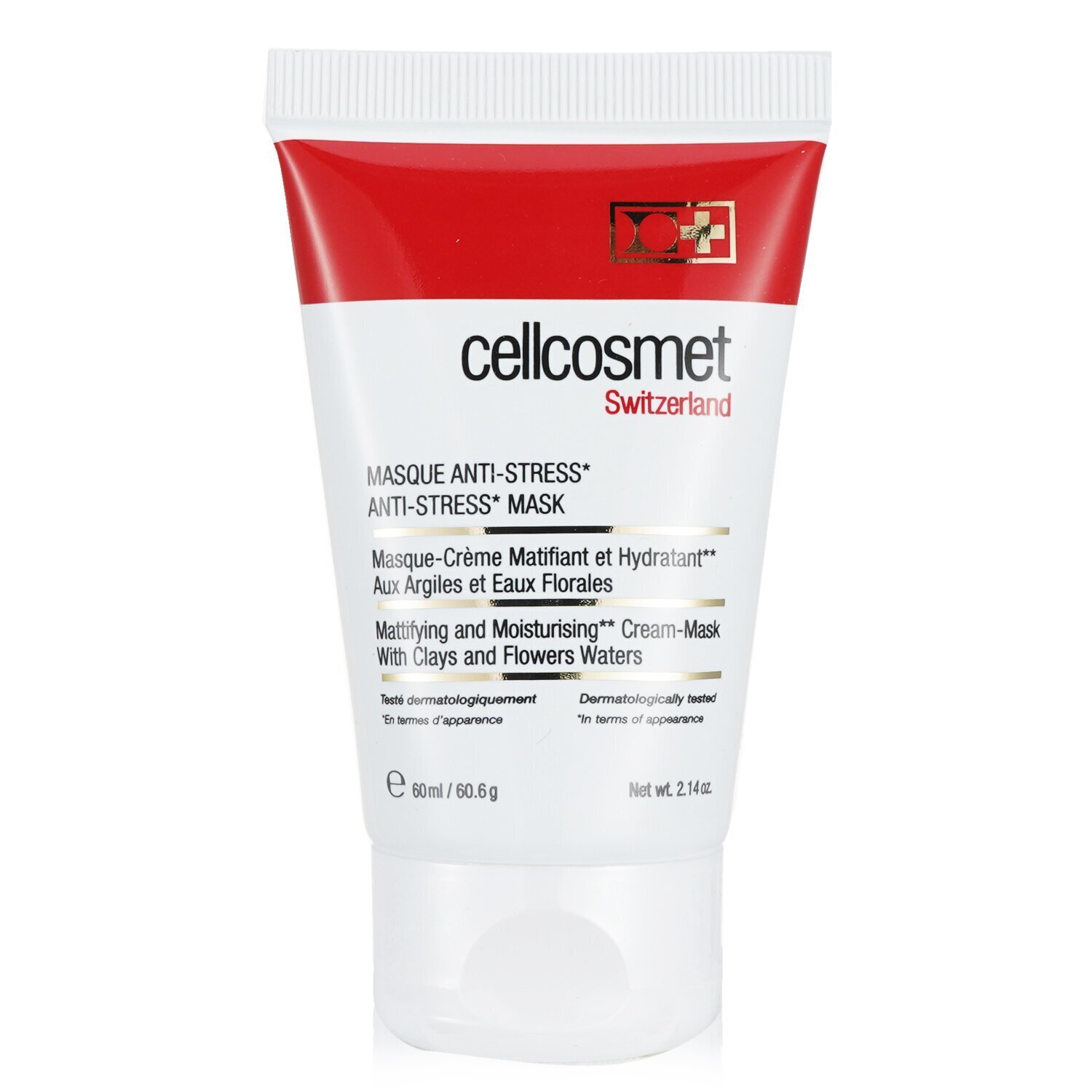 Cellcosmet & Cellmen Cellcosmet Anti-Stress Mask - Ideal For Stressed, Sensitive or Reactive Skin (Exp. Date: 08/2023) 60ml/2.14oz