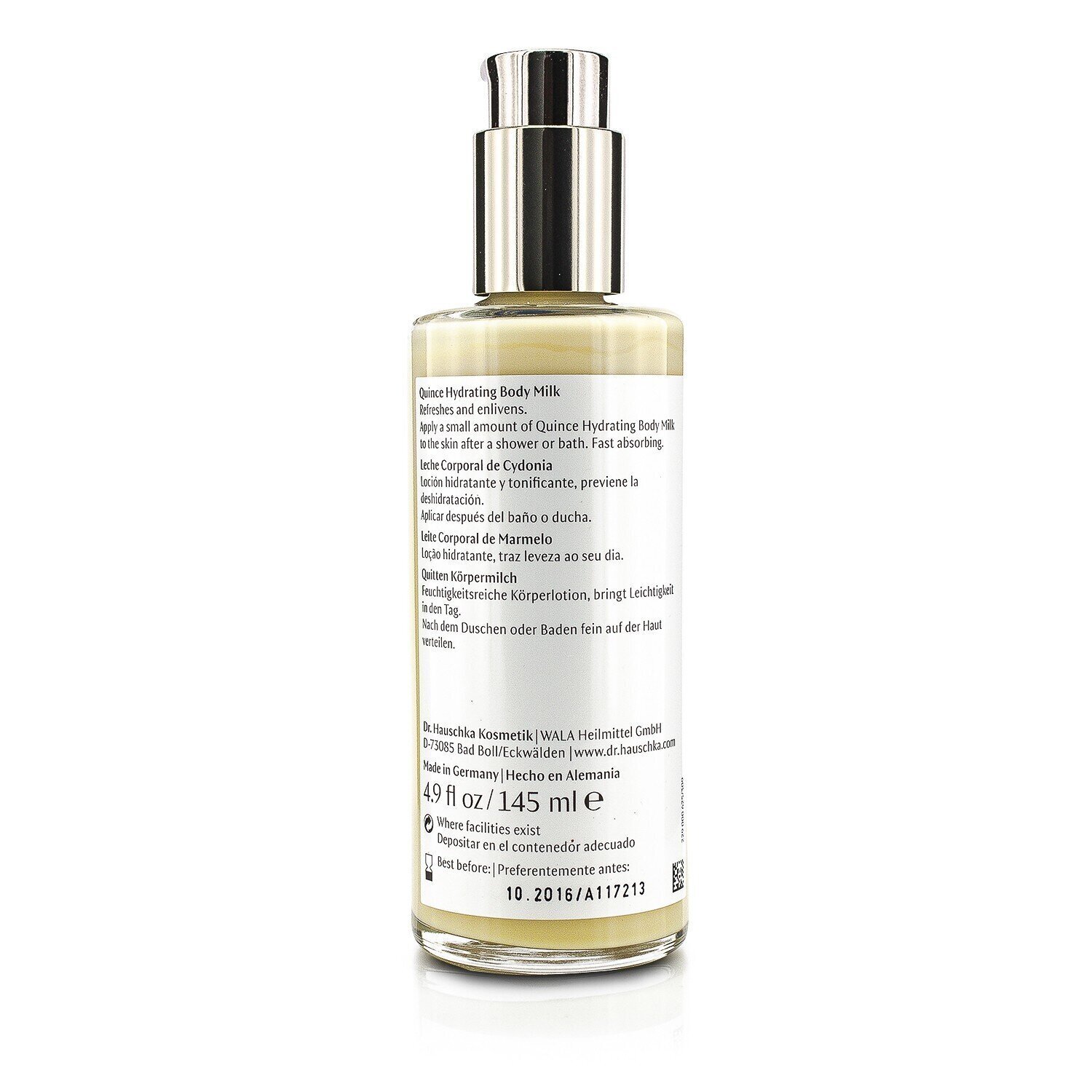 Dr. Hauschka Quince Hydrating Body Milk (Exp. Date: 08/2023) 145ml/4.9oz