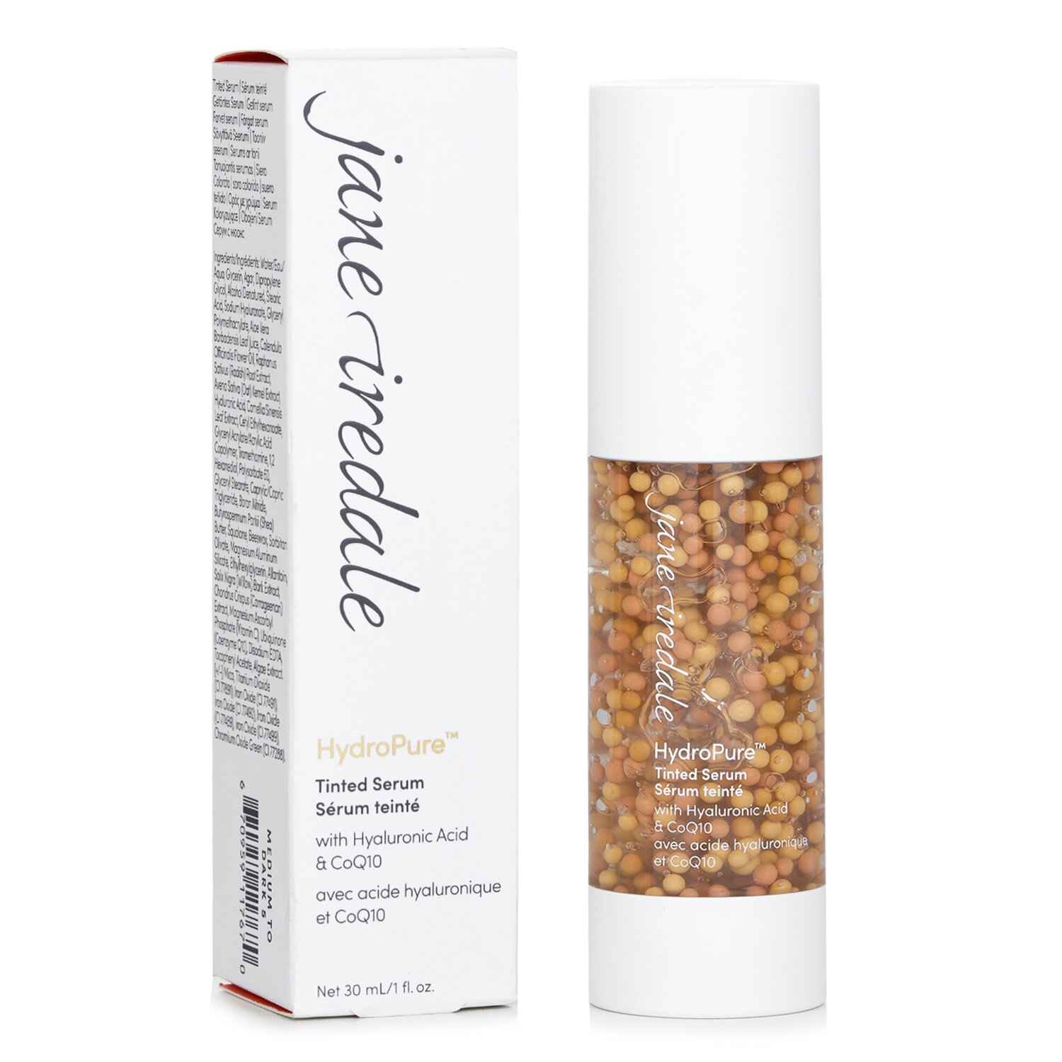 Jane Iredale HydroPure Tinted Serum with Hyaluronic Acid + CoQ10 30ml/1oz