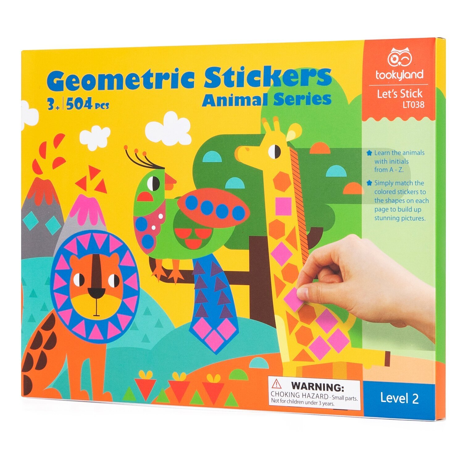 Tookyland &quot;Geometric Stickers - Animal Series&quot; &quot;26x2x20cm &quot;