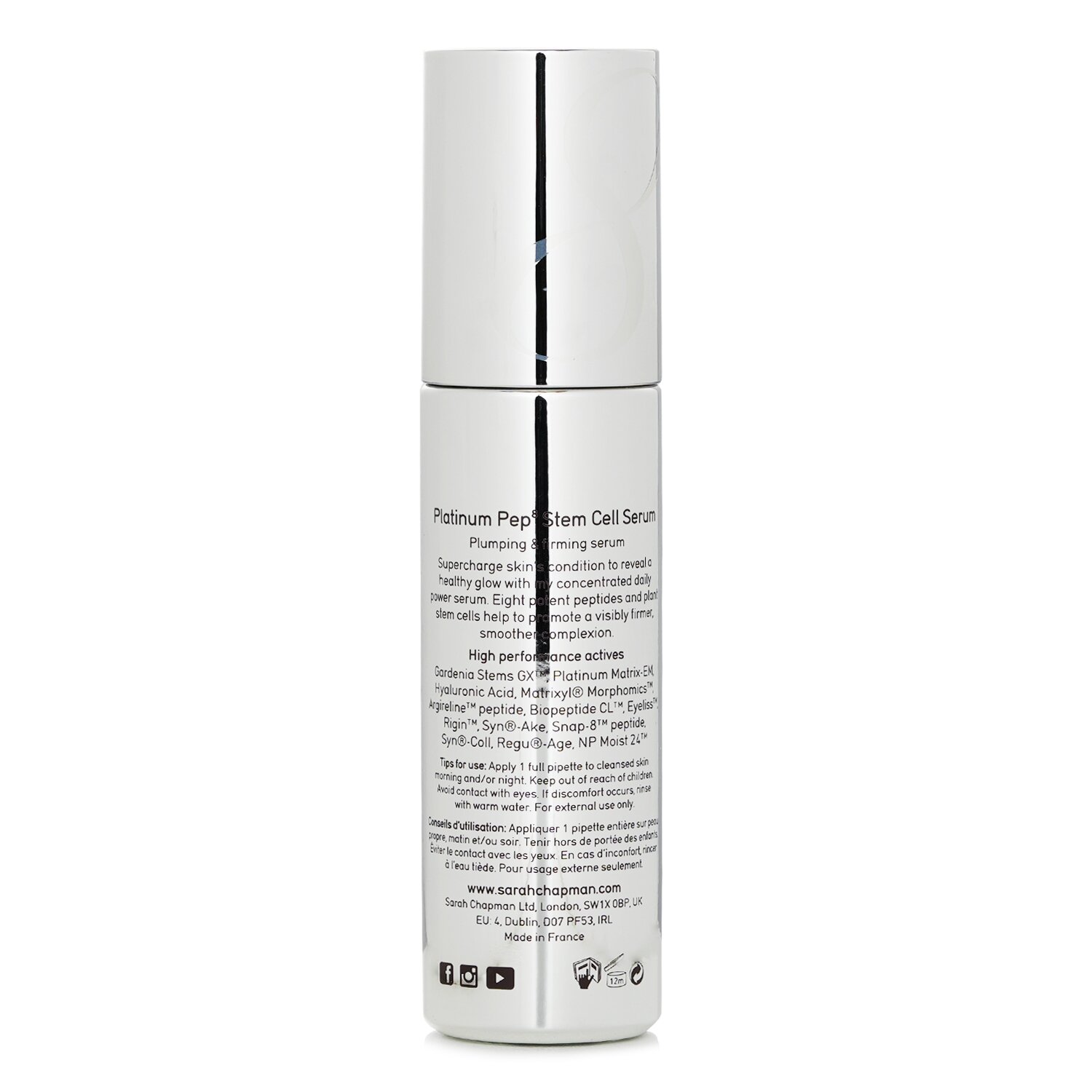 Sarah Chapman Skinesis Platinum Pep8 Stem Cell Serum 30ml/1oz