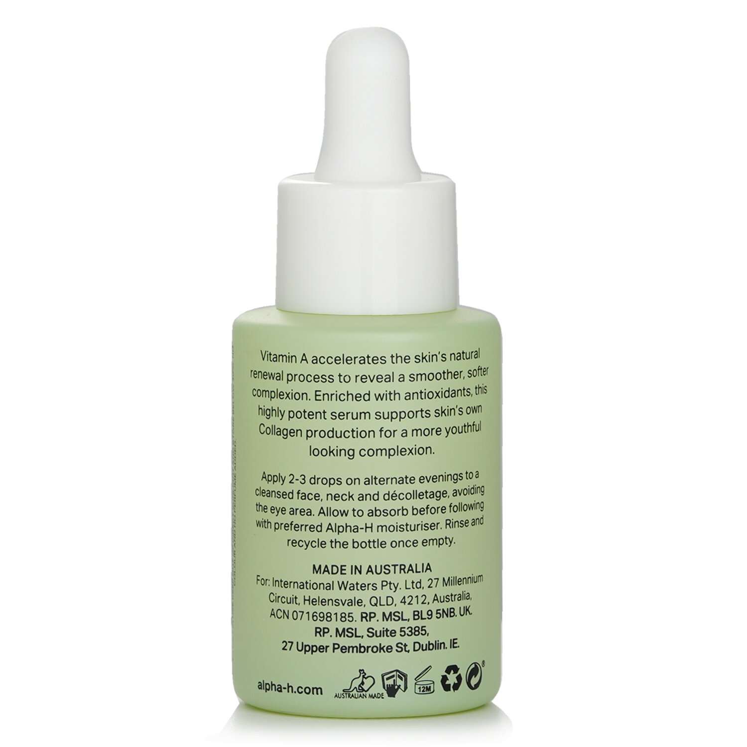 Alpha-H Vitamin A Serum with 0.5% Retinol 25ml/0.85oz