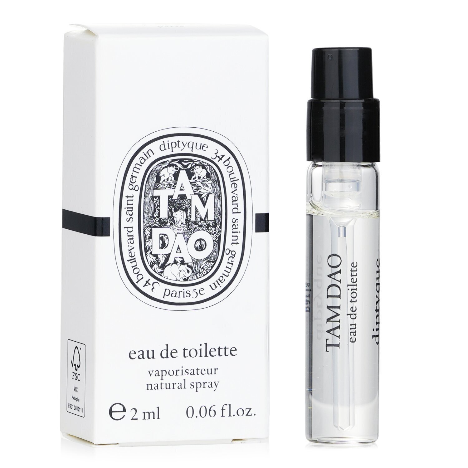 Diptyque Tam Dao Eau De Toilette Spray 2ml/0.06oz