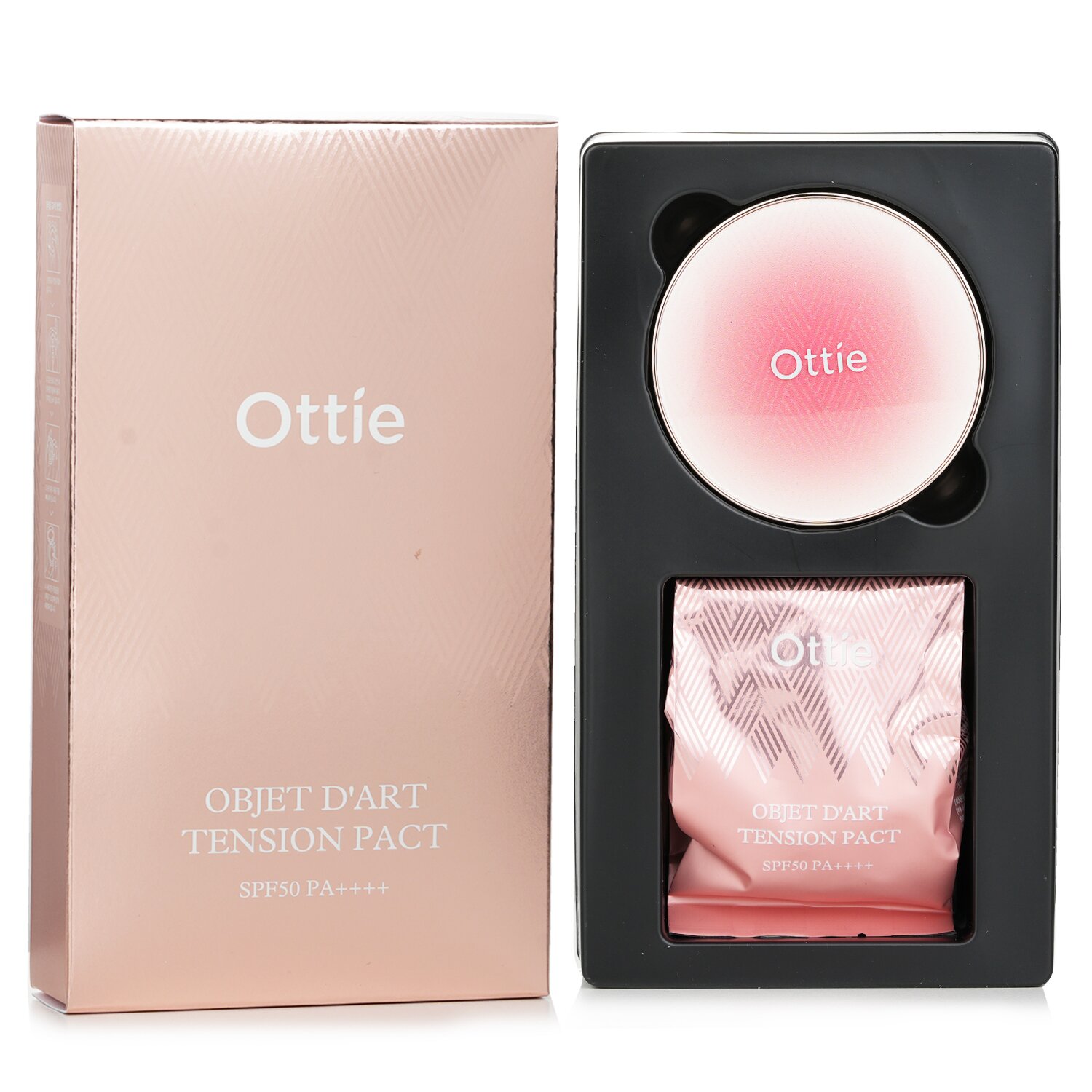 傲蝶 Ottie Ottie Objet D’art Tension 气垫粉底 SPF50 PA++++ & 补充装 2x15g/0.52oz