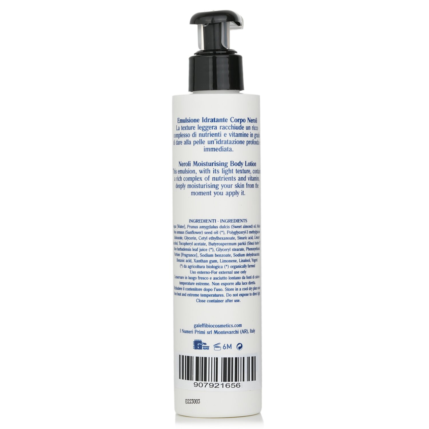 I Numeri Primi N.43 橙花补水身体乳 200ml/8.4oz