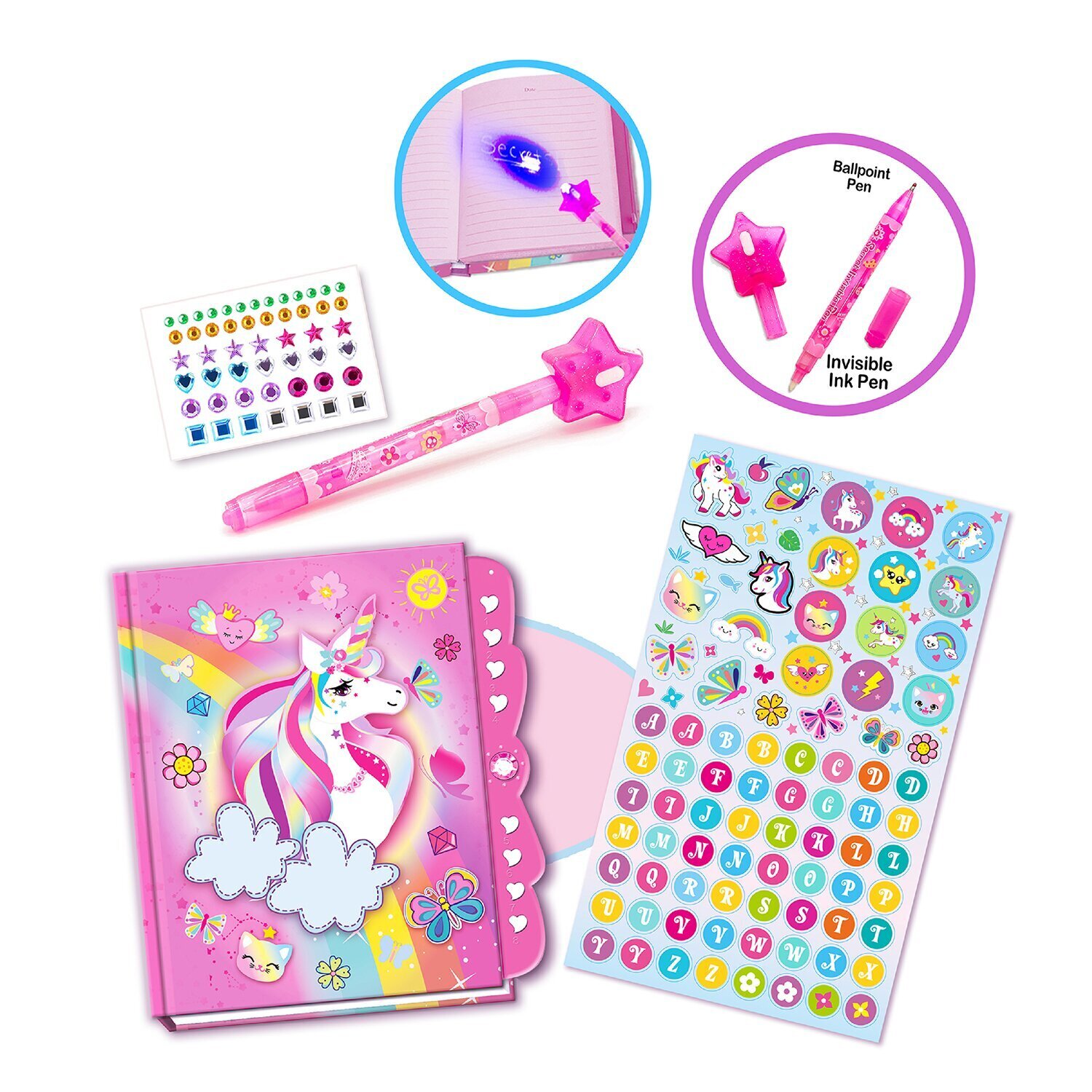Tokidas Secret Message Journal Set - Unicorn 25x22x4cm