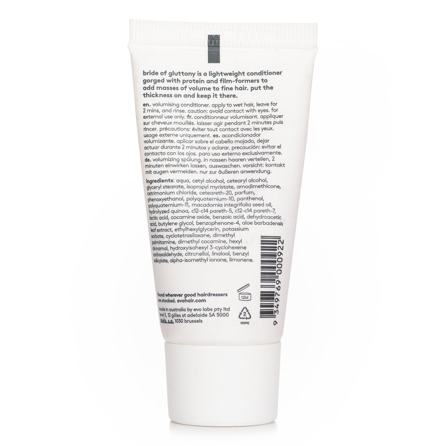 Evo Bride of Gluttony Volumising Conditioner 30ml/1.1oz