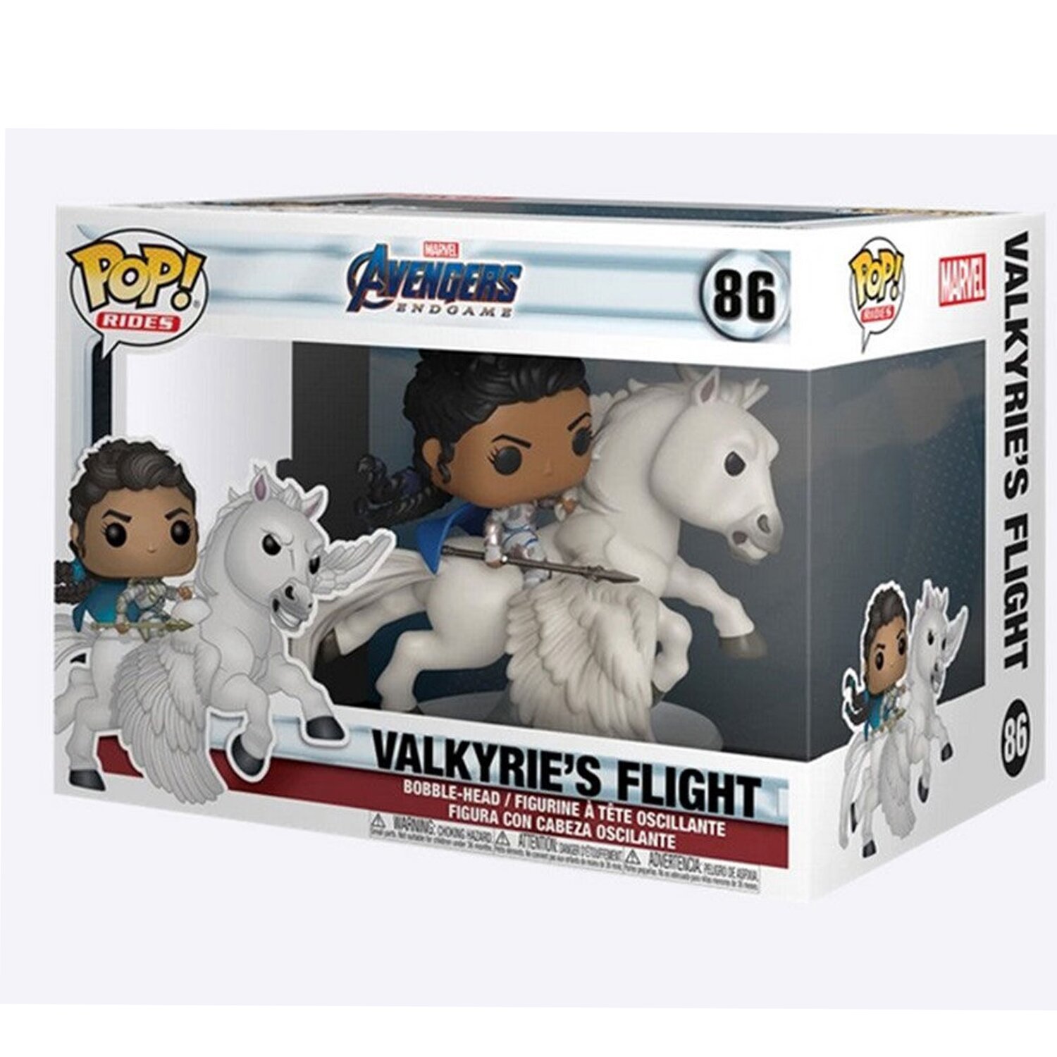 Funko POP! Ride:Avengers Endgame-Valkyrie on Horse Toy Figures 19x24x18cm