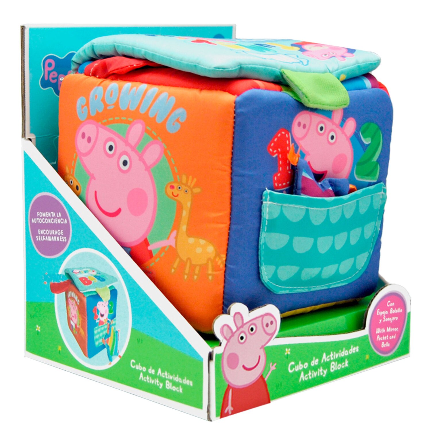 Peppa Pig Activity Block 10x10x24cm
