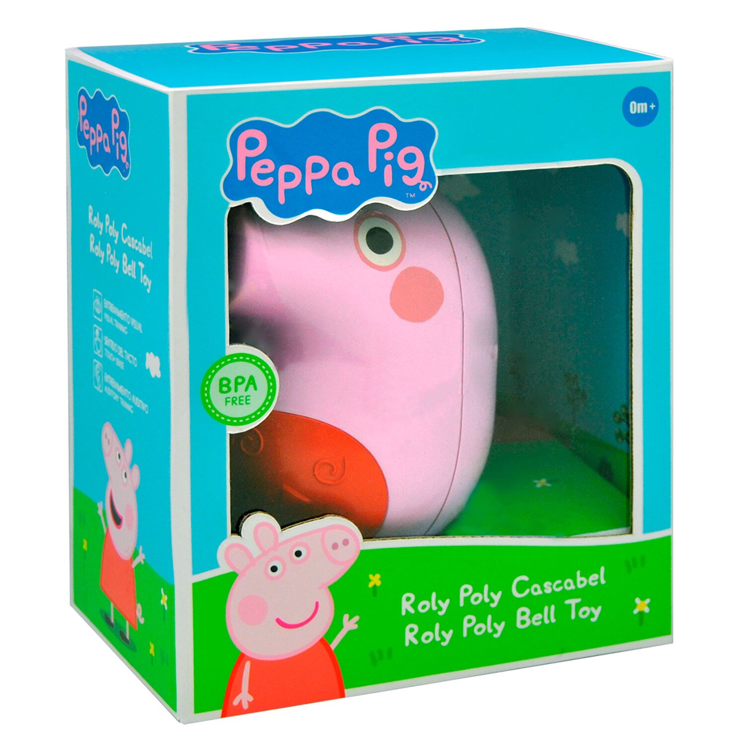 Peppa Pig 粉紅豬小妹 粉紅豬小妹 - 佩佩豬不倒翁 13x20x16cm