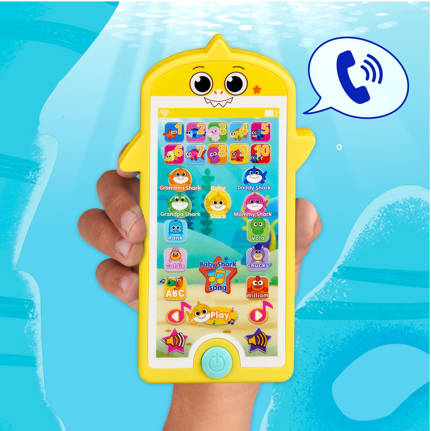 Pinkfong Babyshark - Mini Tablet (Refresh) Toy 3x15x23cm