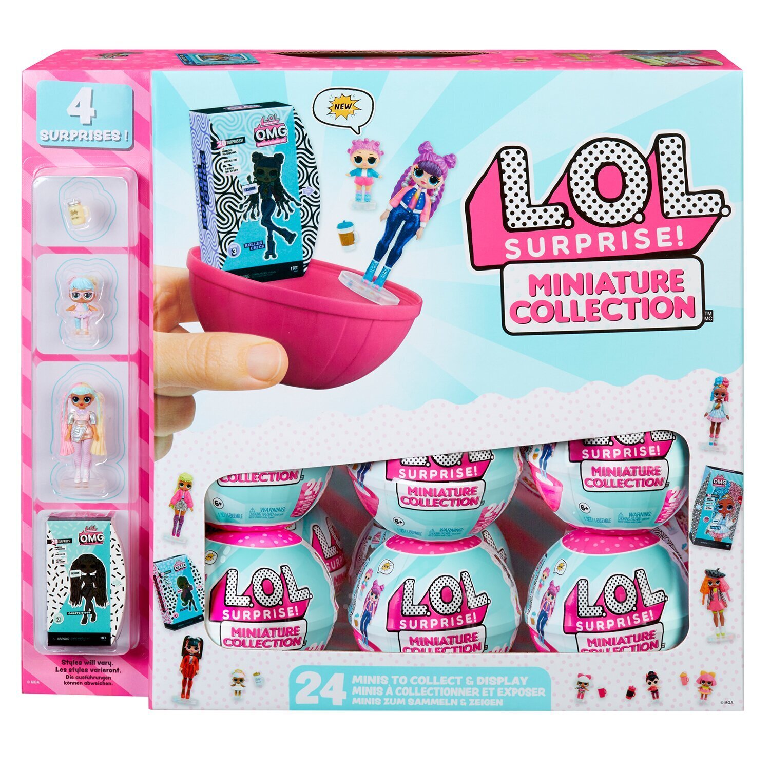 L.O.L. Surprise Miniature Doll Collection 8x8x7cm
