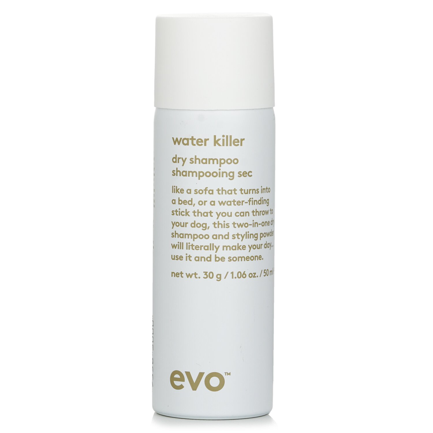Evo 艾霍  Water Killer 乾洗髮噴霧 50ml/1.06oz/30g