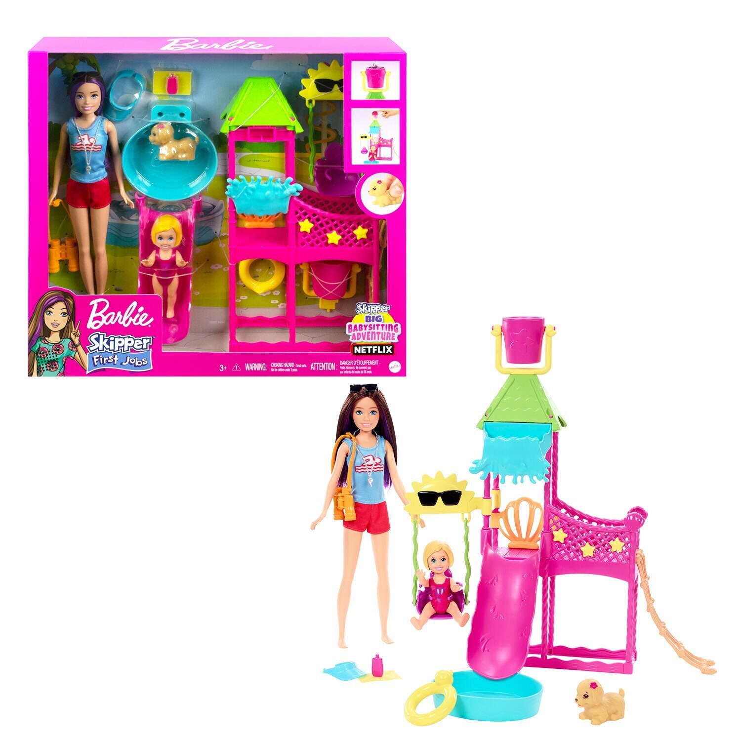 Barbie Skipper First Jobs™ - Waterpark 36x8x32cm